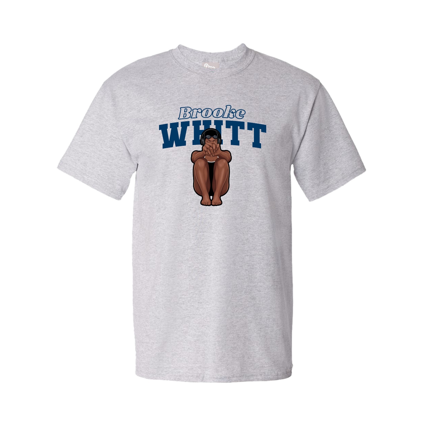 Youth Tee — Name Arch in Grey