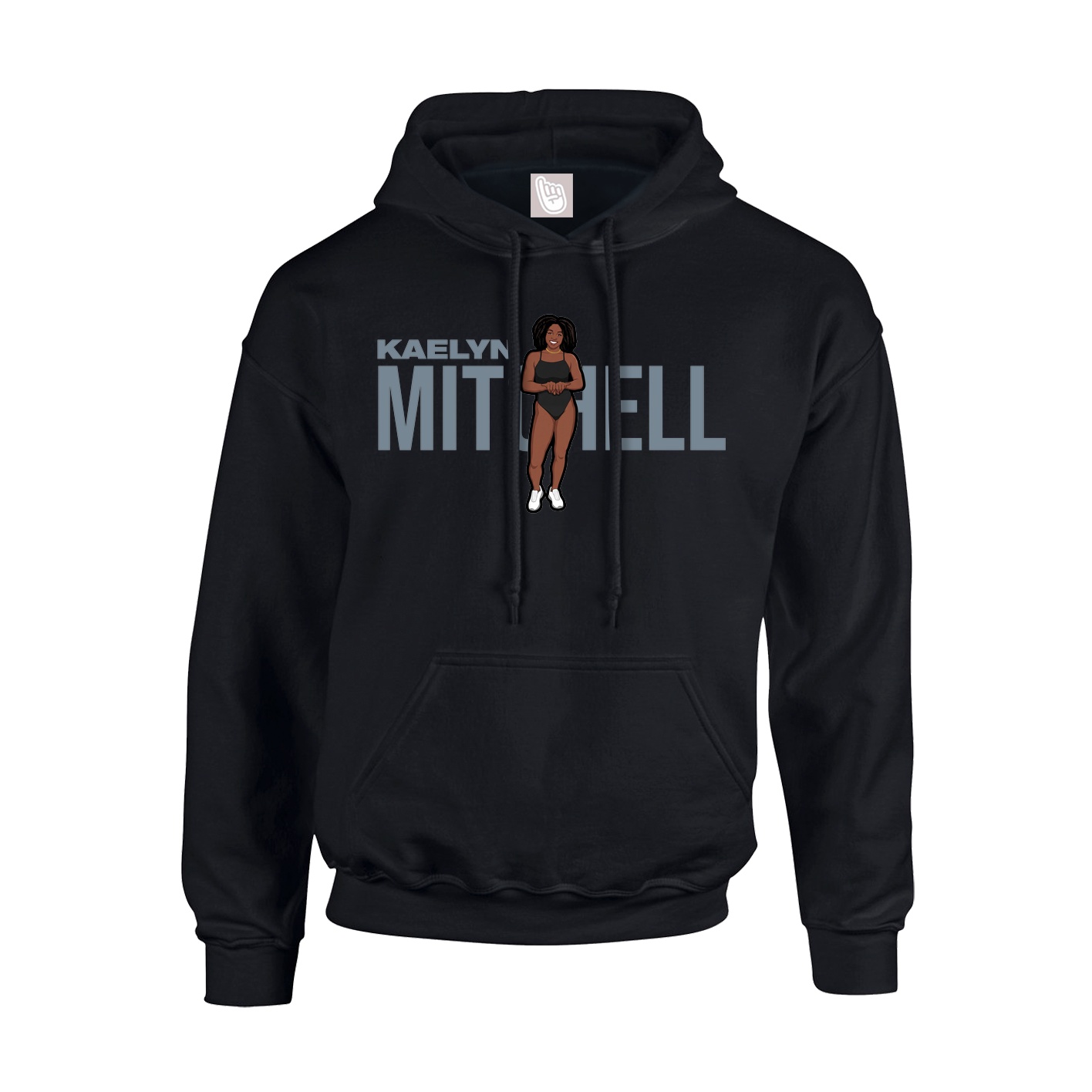 Hoodie — Player Name in Black