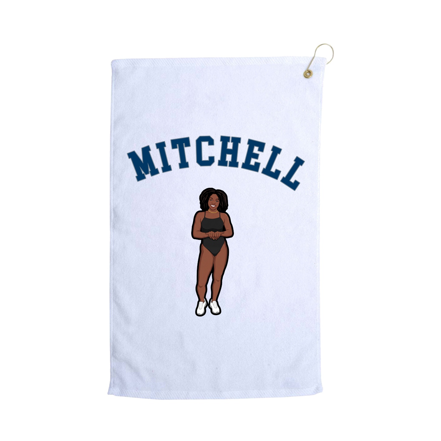 Golf Towel — Shirsey Arch in White