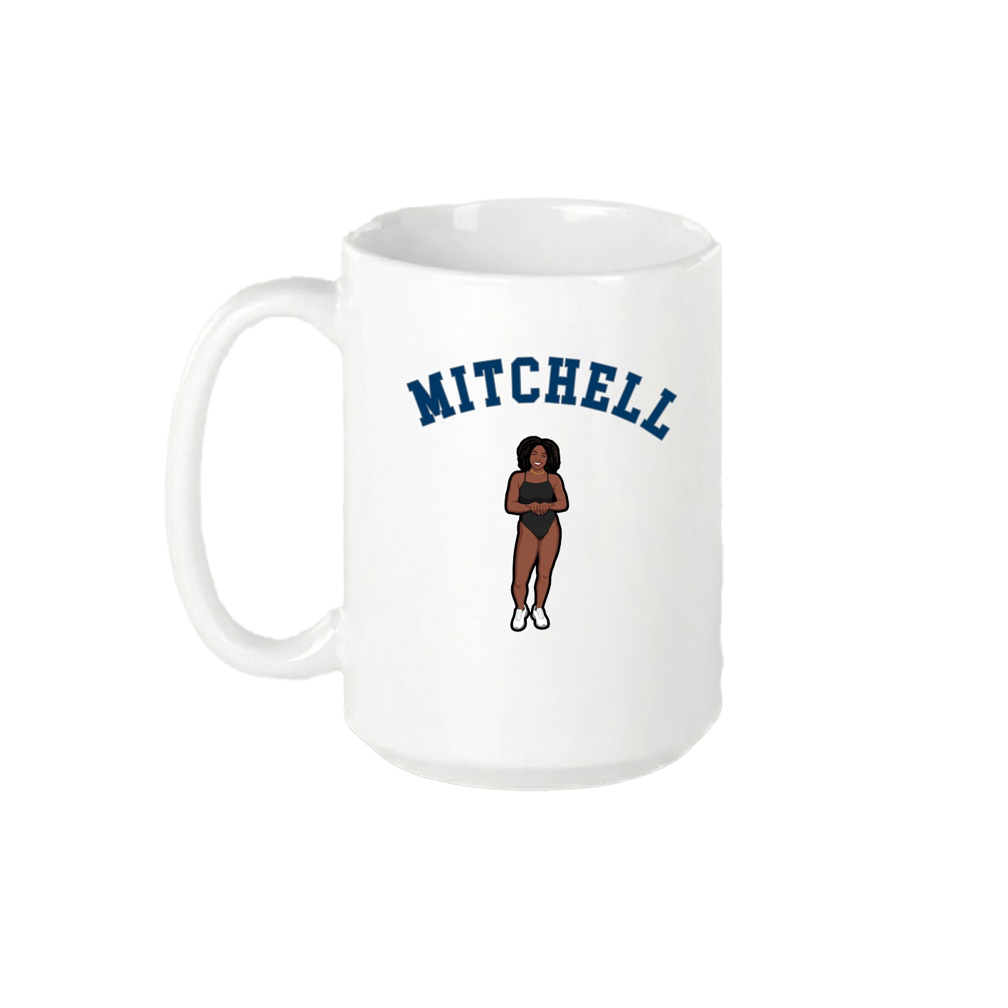 15oz Coffee Mug — Shirsey Arch in White