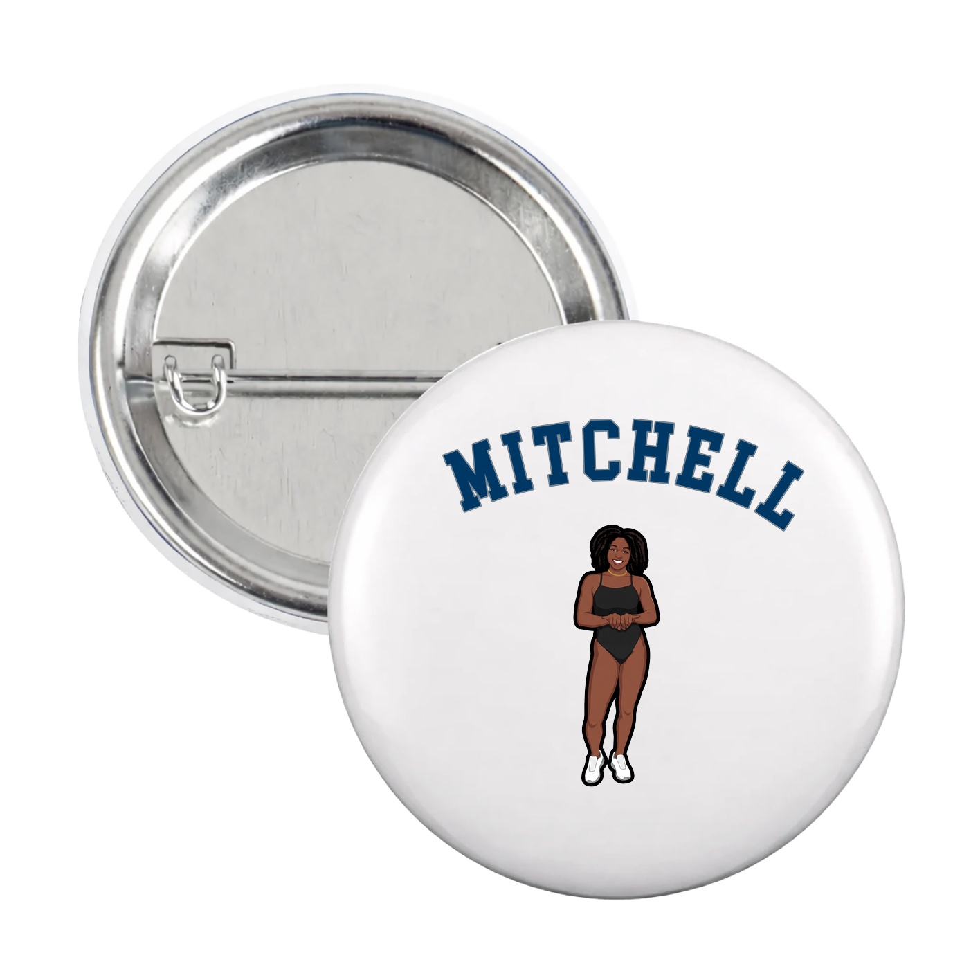 Game Day Button — Shirsey Arch in White