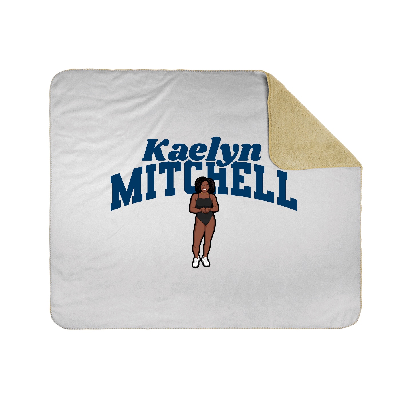 Throw Blanket — Signature Arch in White
