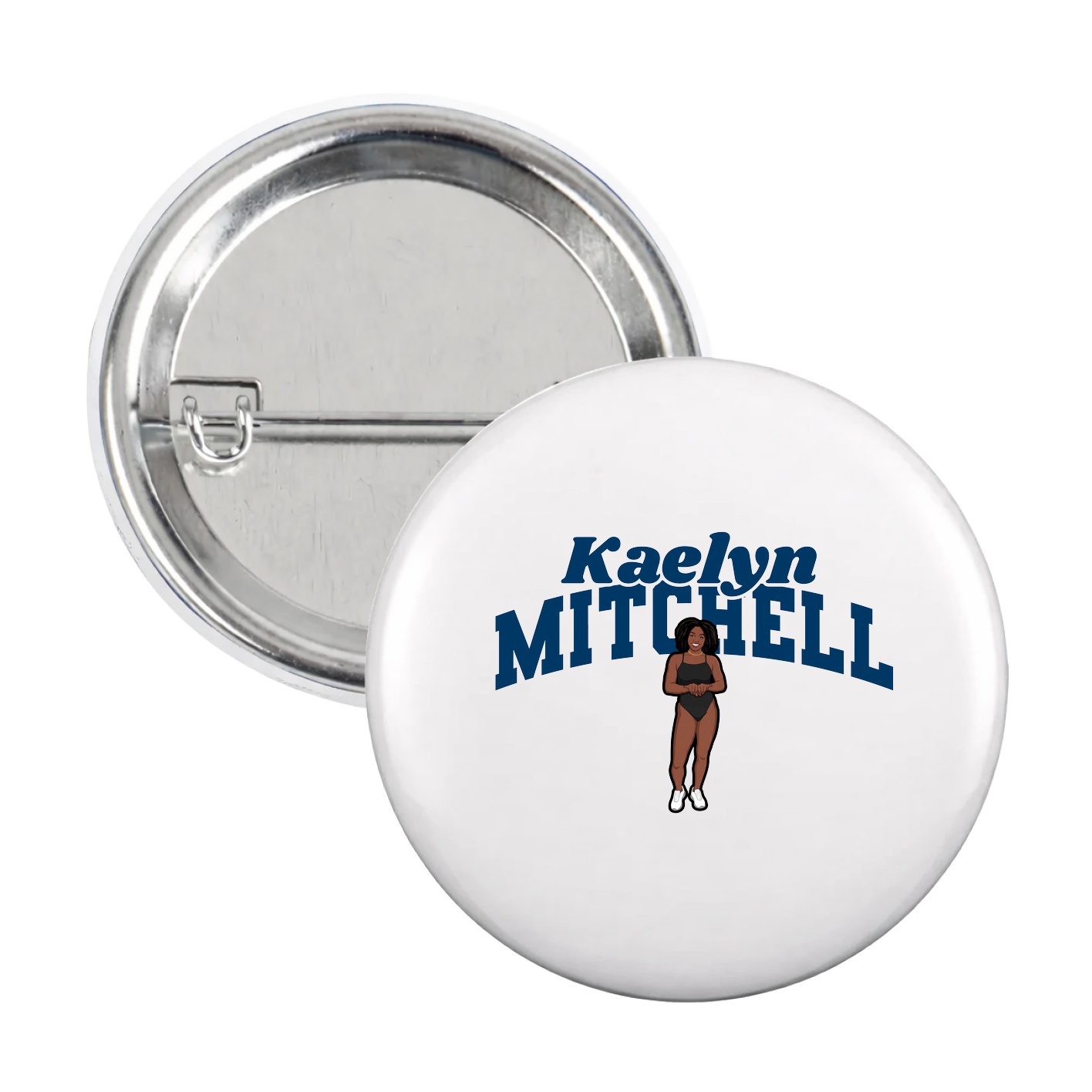 Game Day Button — Signature Arch in White