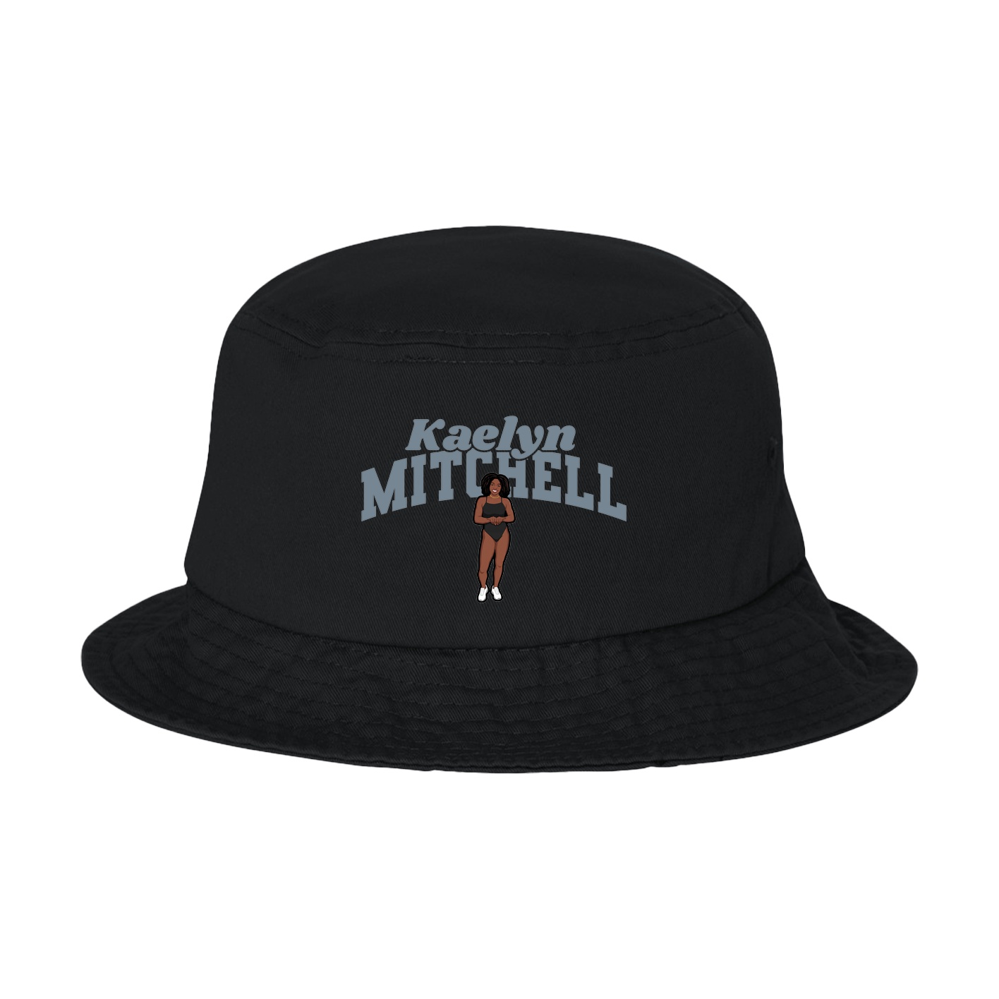 Bucket Cap — Signature Arch in Black