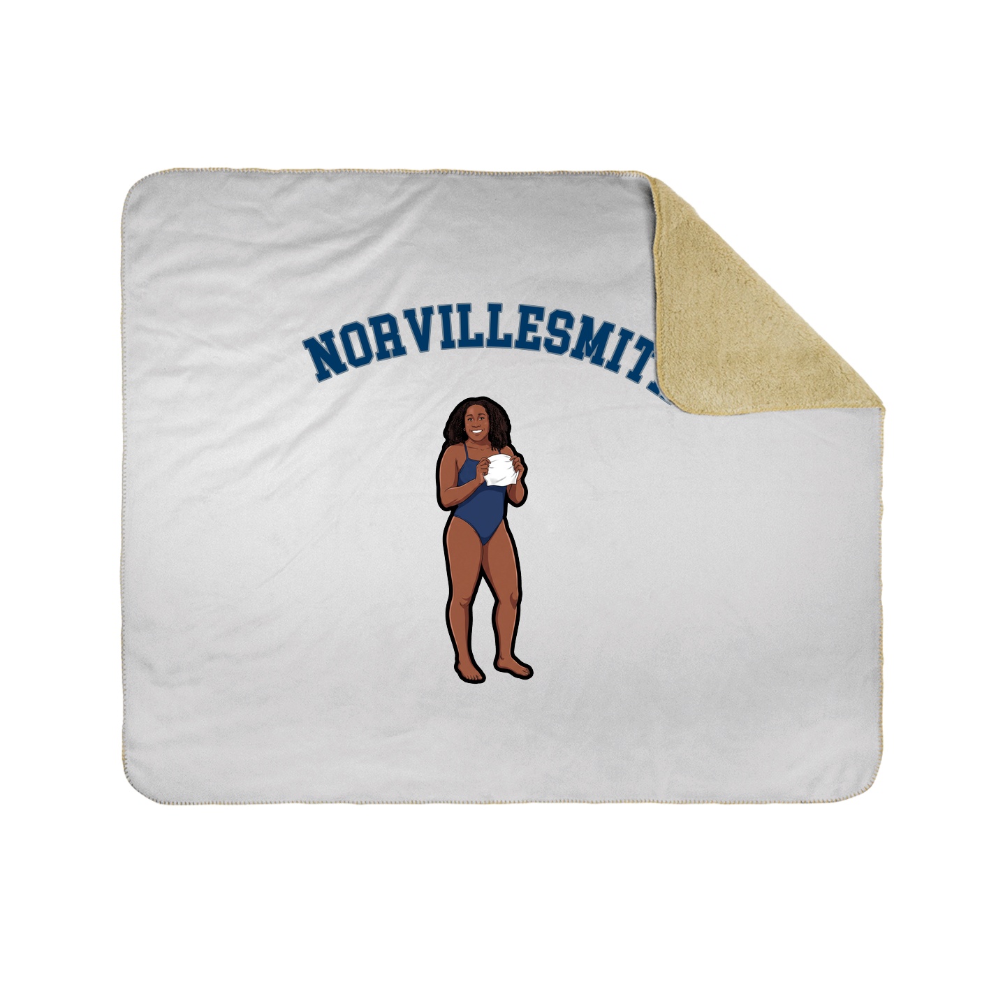Throw Blanket — Shirsey Arch in White