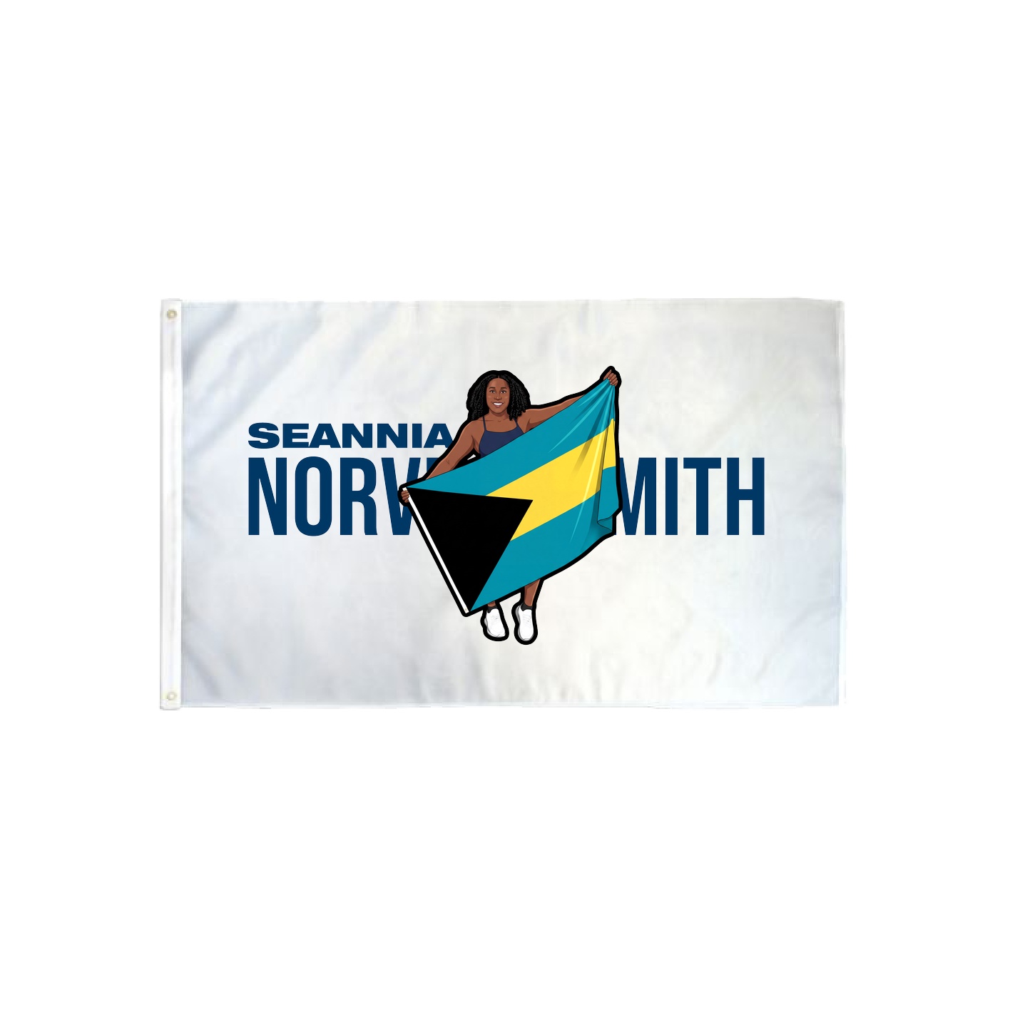 3x5 Flag — Player Name in Classic