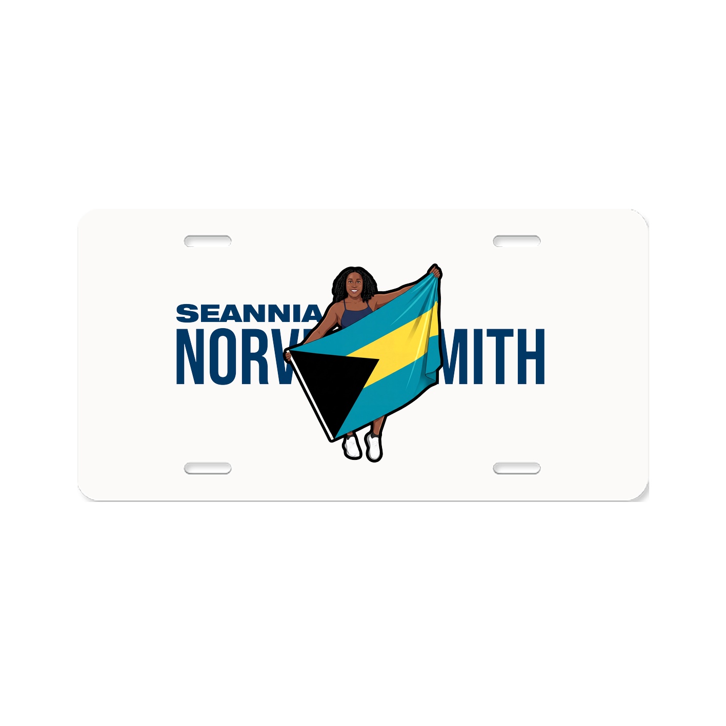 License Plate — Player Name in Classic