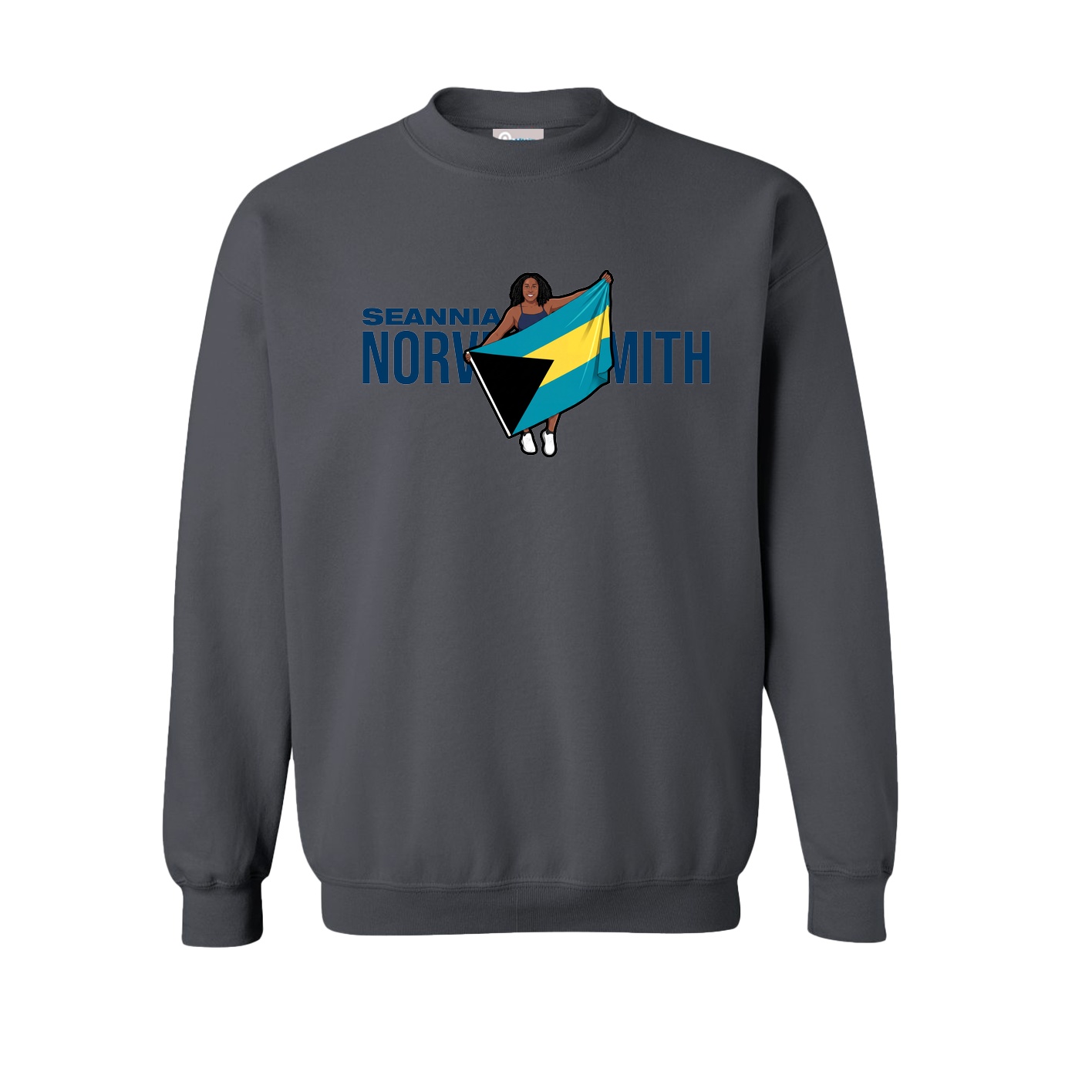 Fleece Crew — Player Name in Grey