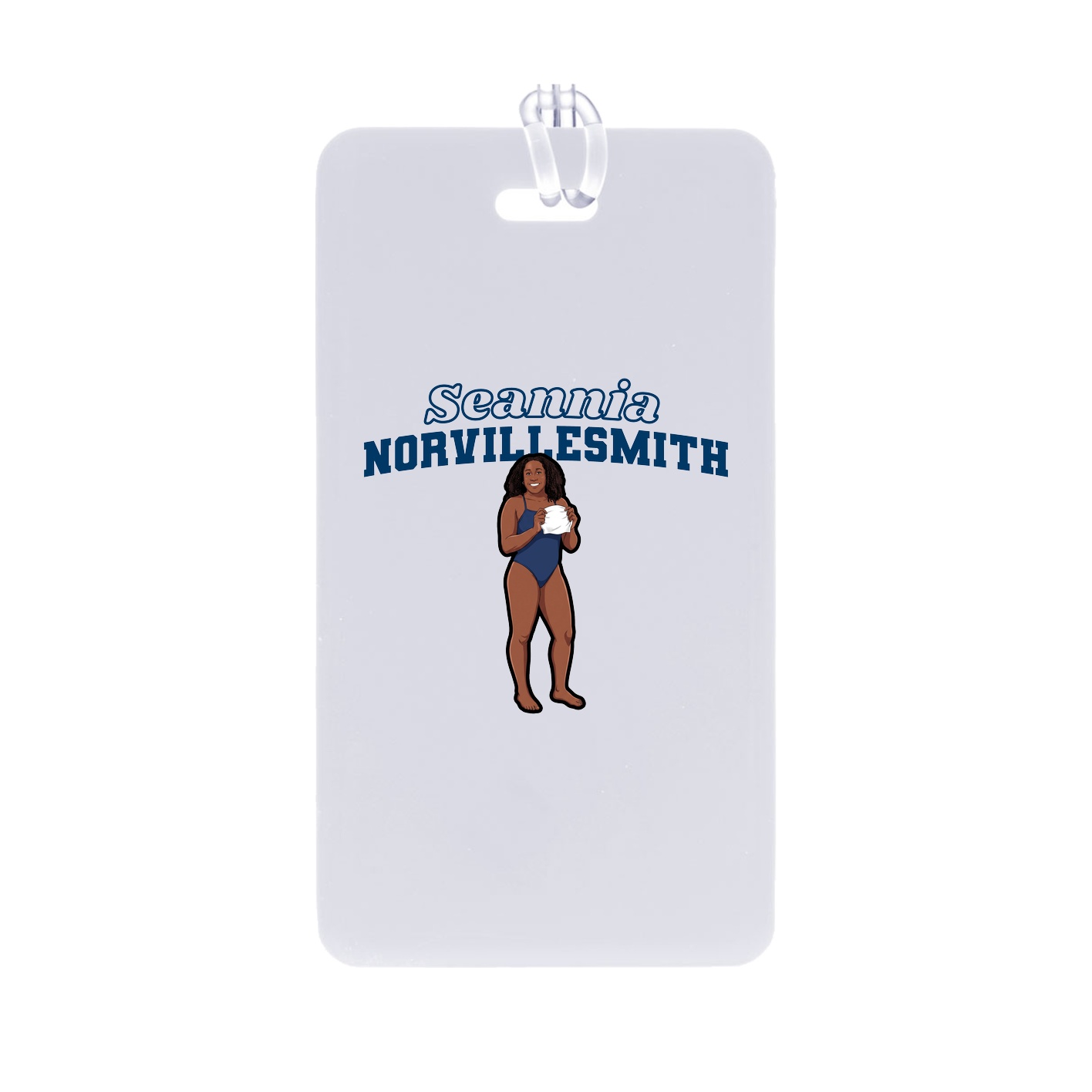 Bag Tag — Name Arch in Classic