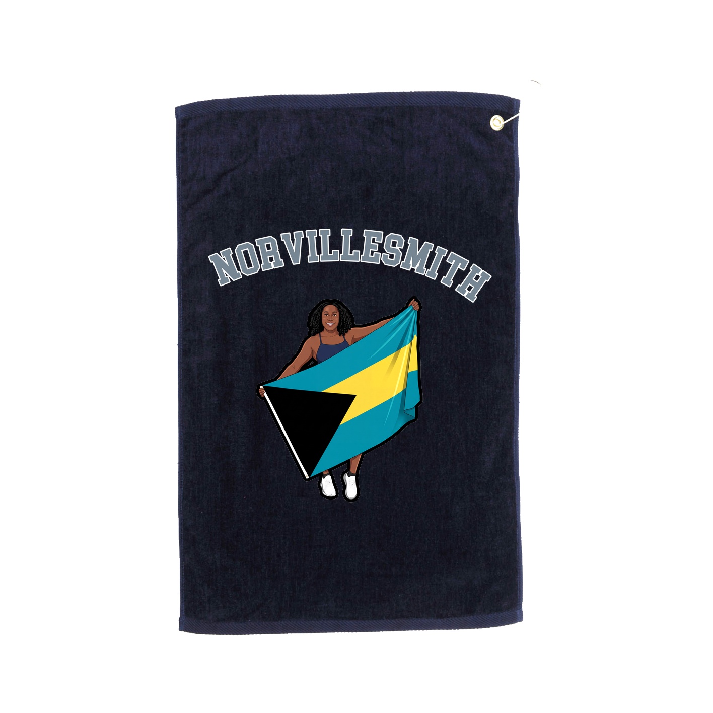 Golf Towel — Shirsey Arch in Navy
