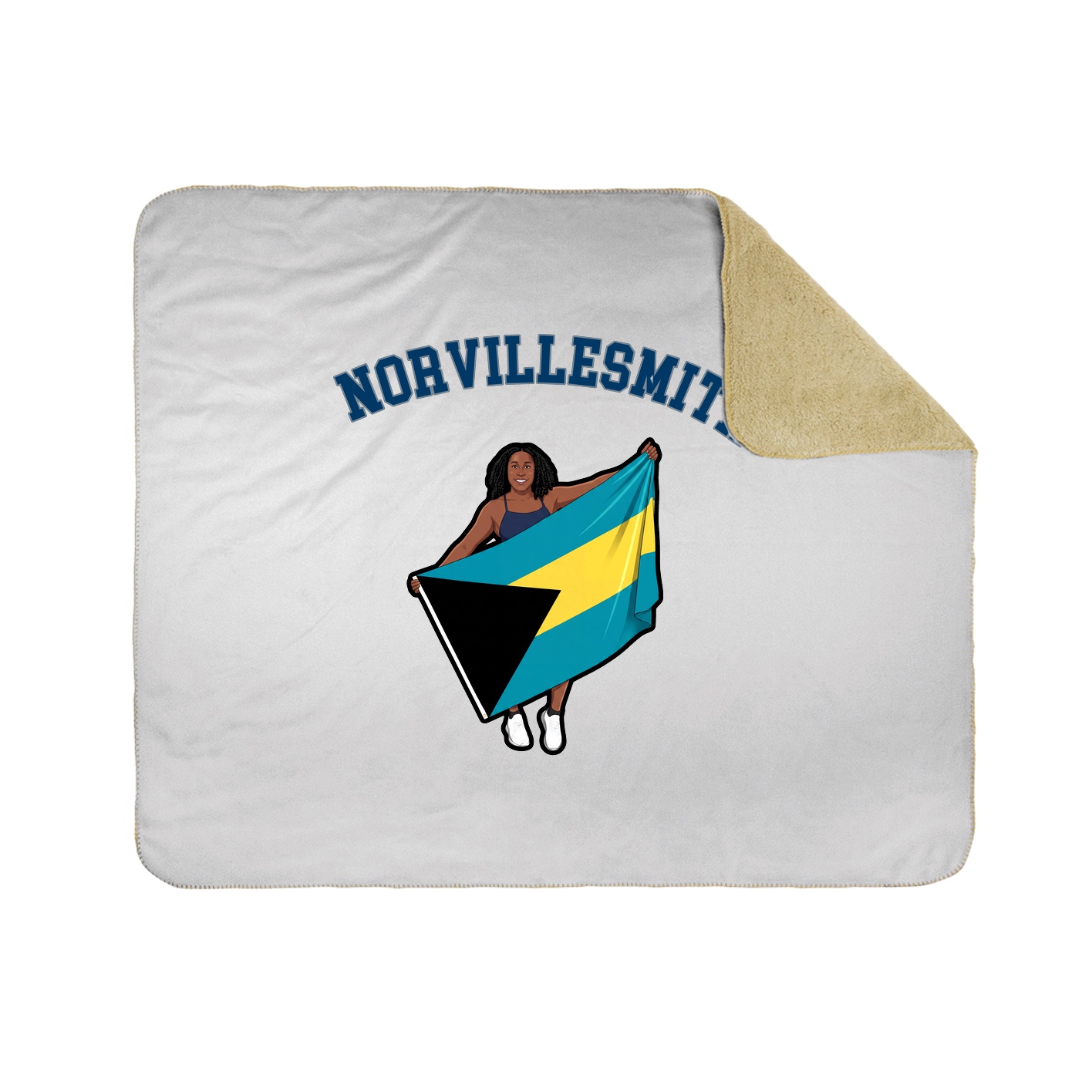 Throw Blanket — Shirsey Arch in White