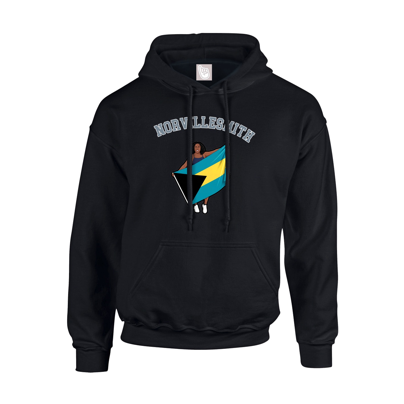 Youth Hoodie — Shirsey Arch in Black