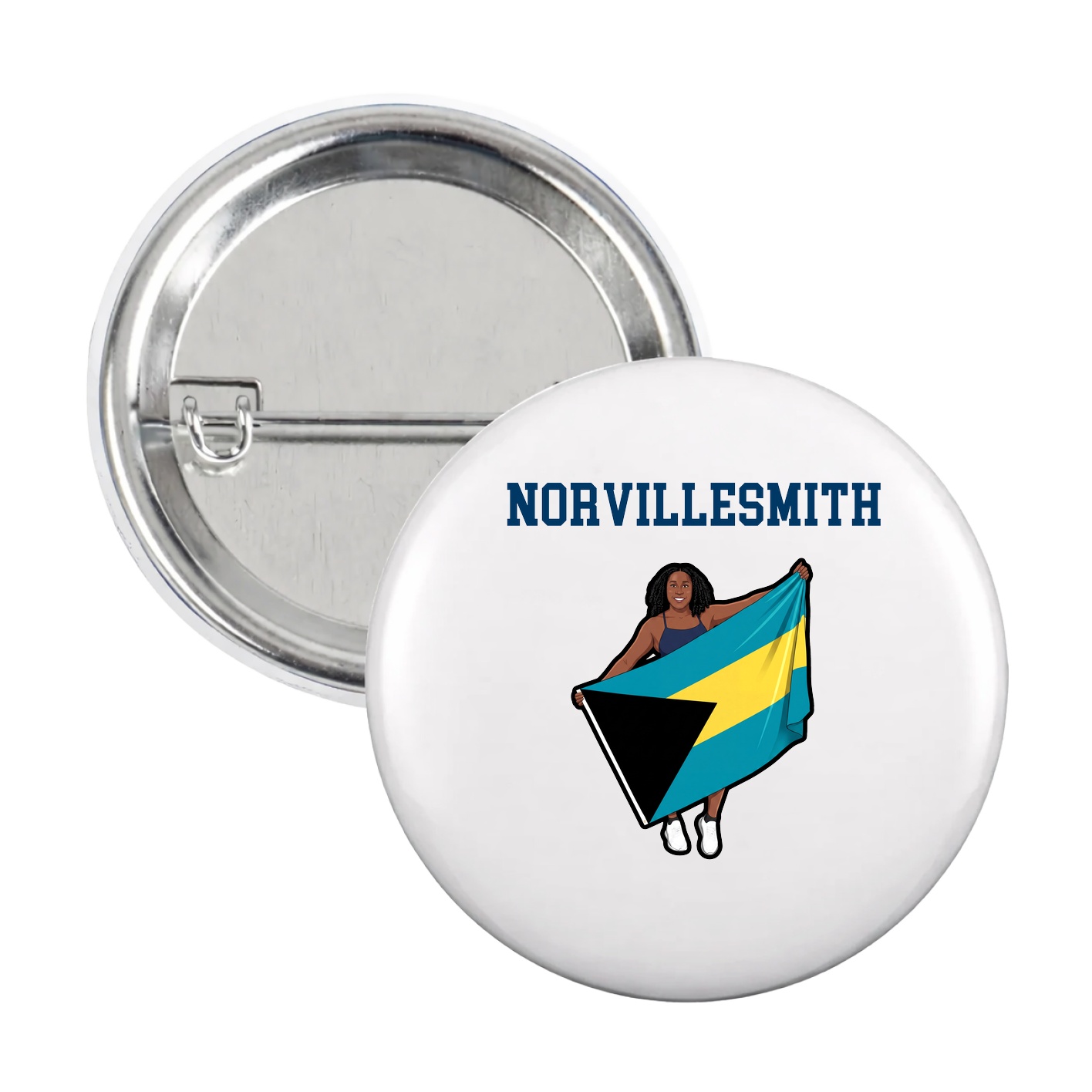 Game Day Button — Shirsey in White