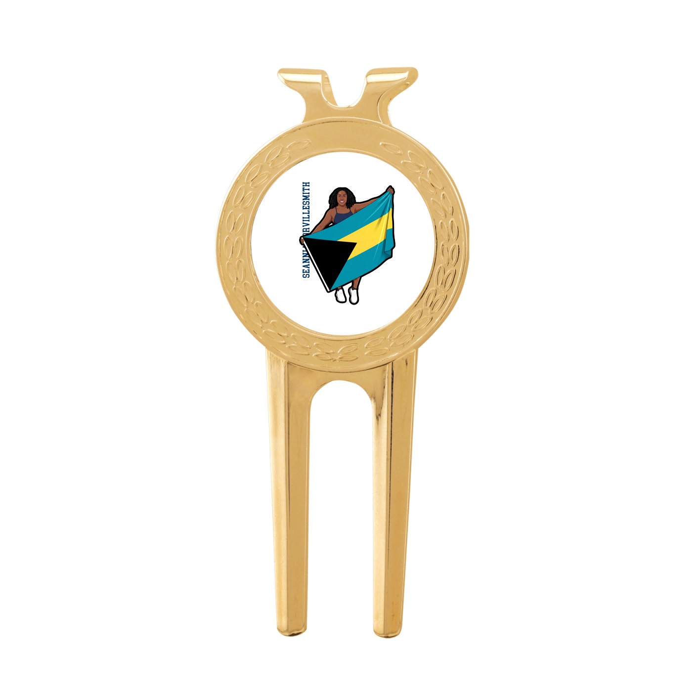 Divot Tool with Ball Marker — Name Vertical in Classic