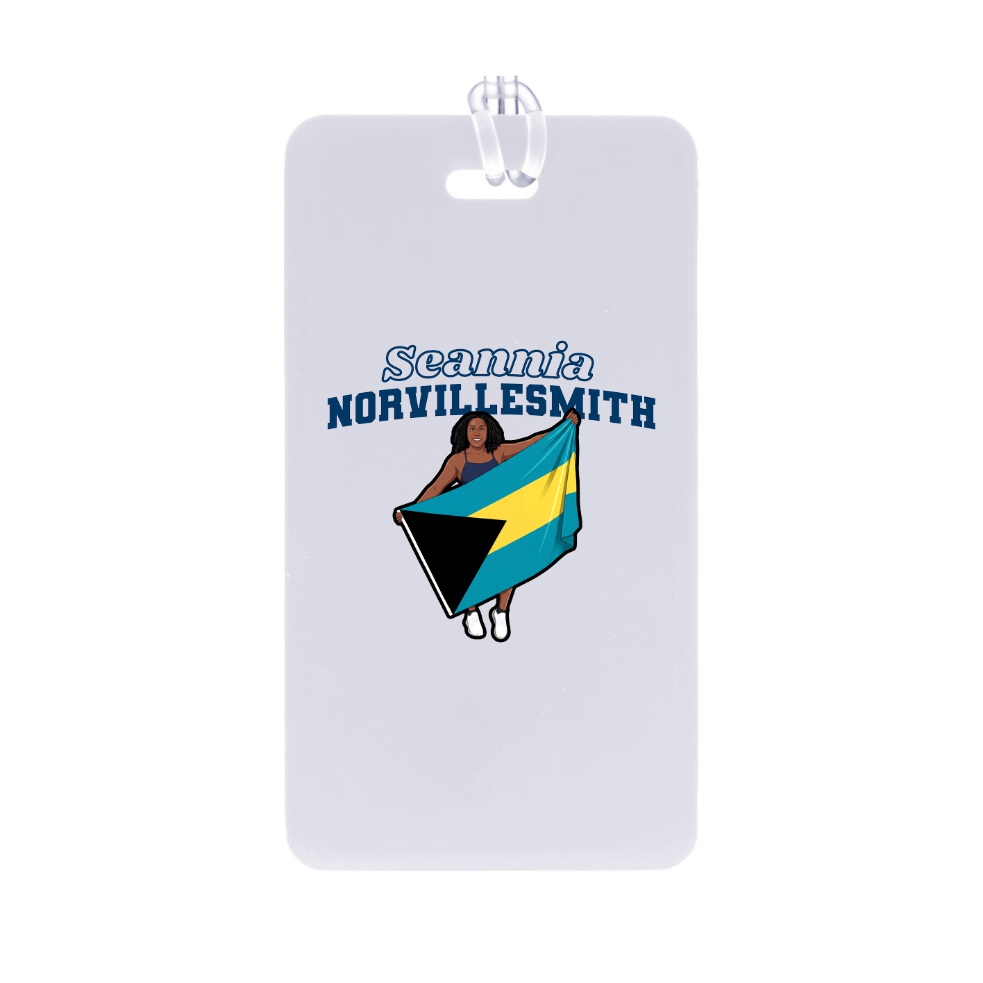 Bag Tag — Name Arch in Classic