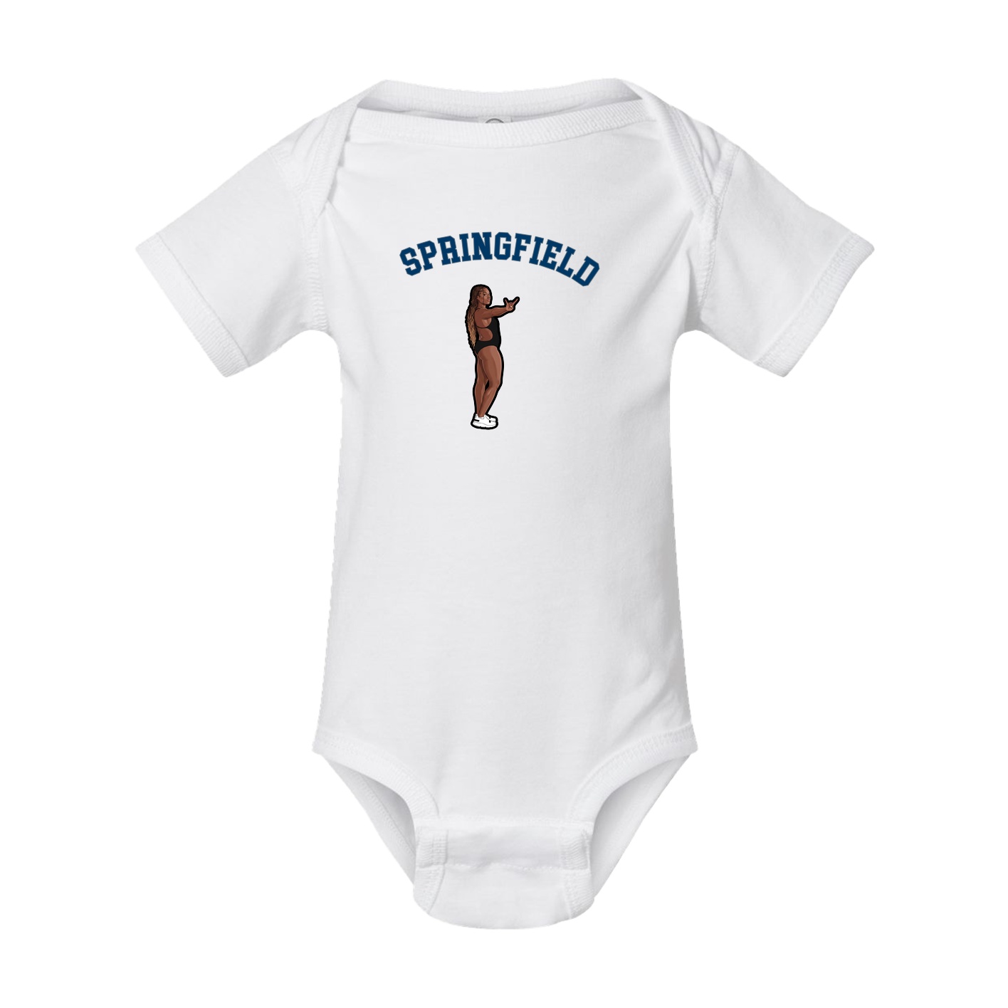 Baby Onesie — Shirsey Arch in White