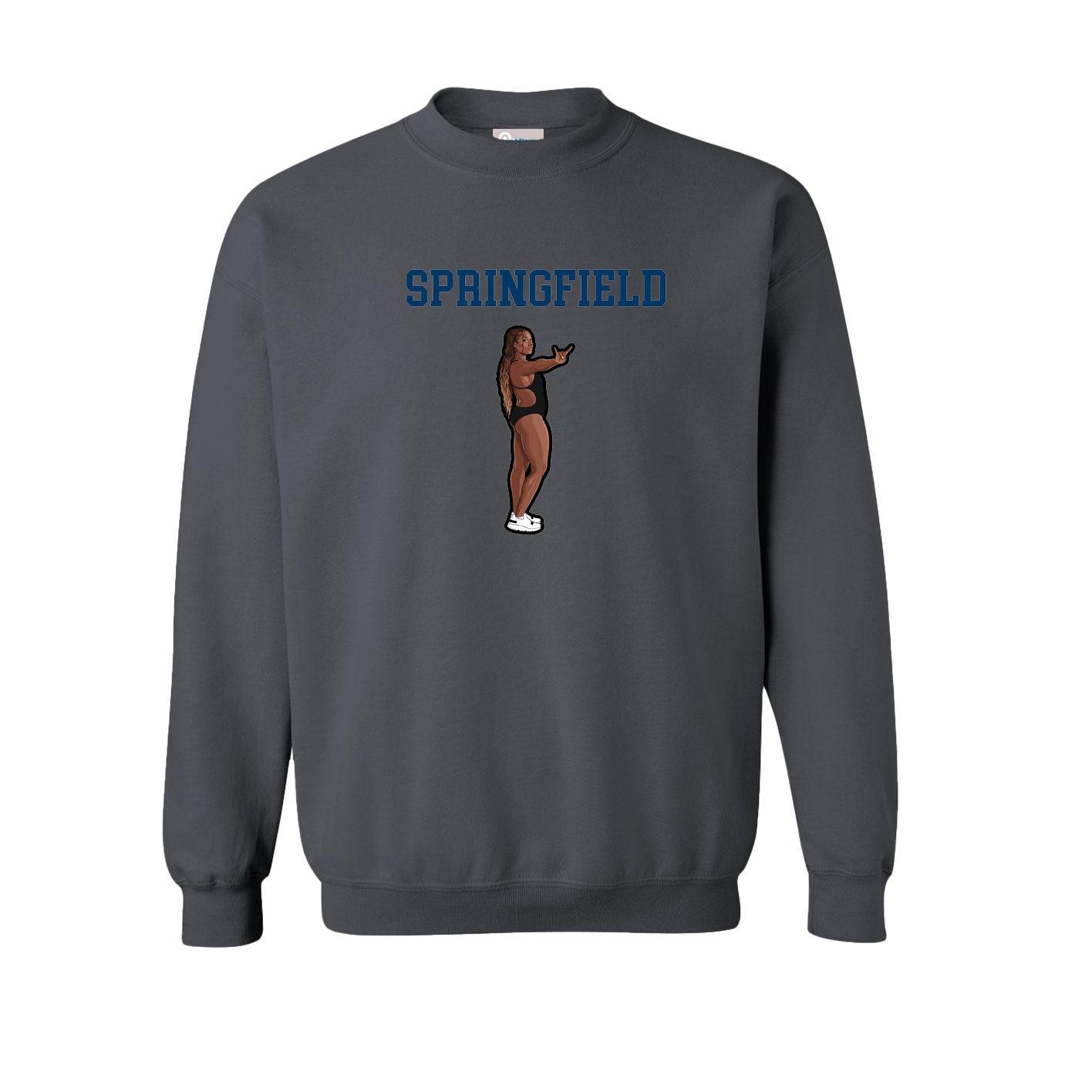 Fleece Crew — Shirsey in Grey