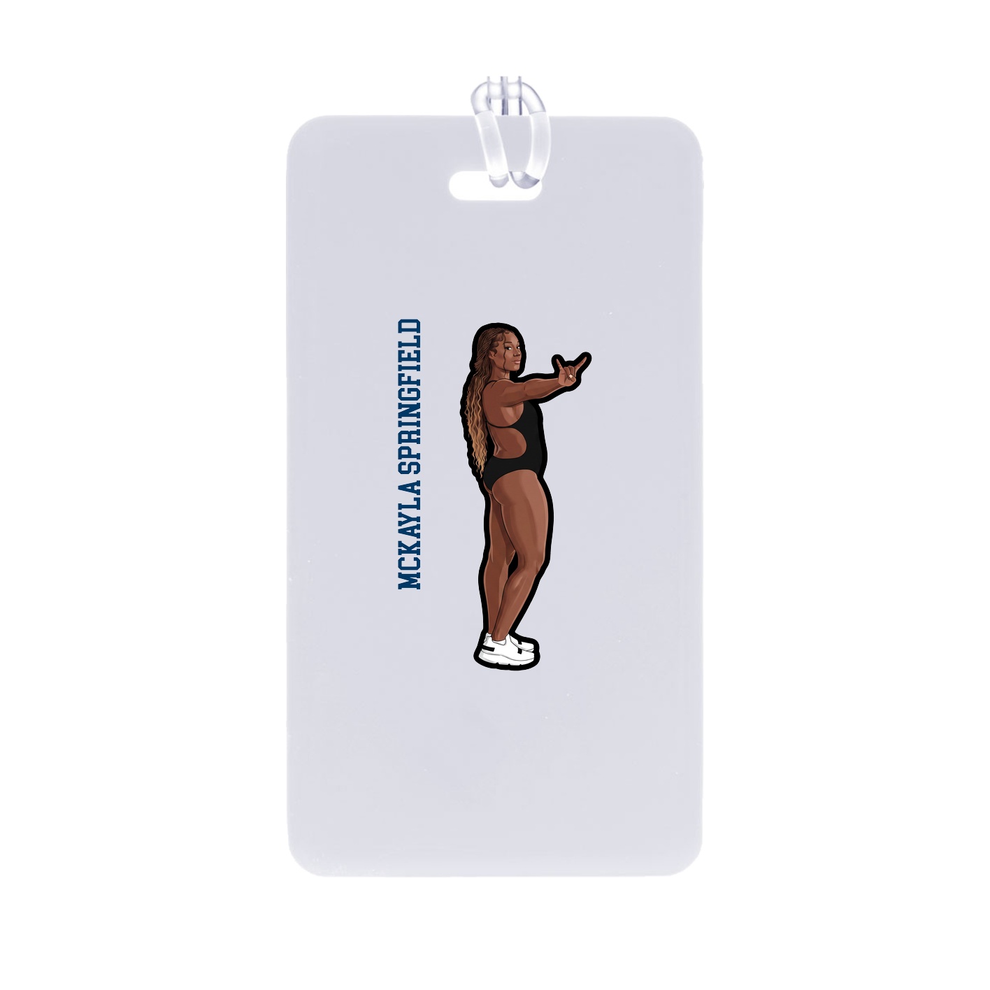 Bag Tag — Name Vertical in Classic
