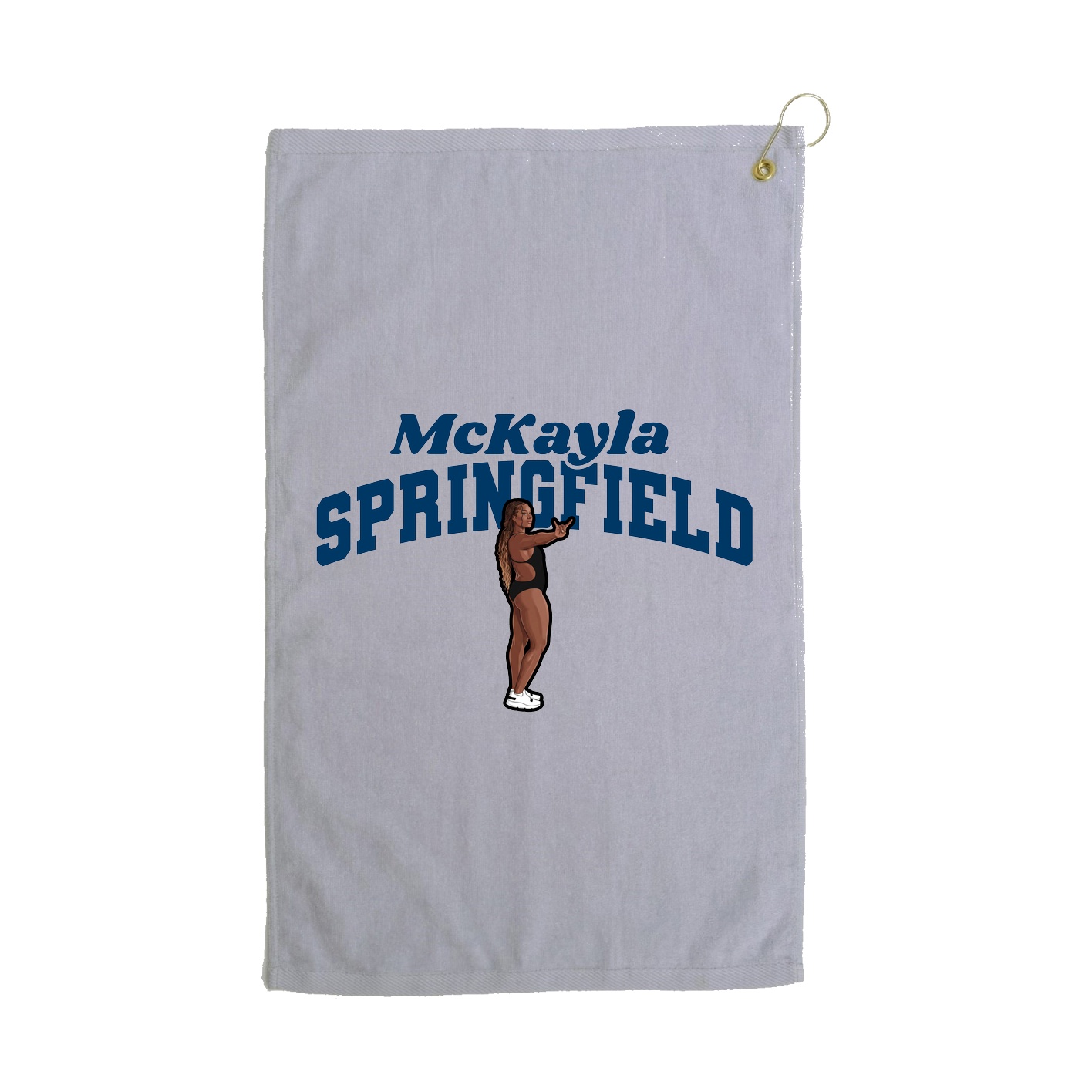 Golf Towel — Signature Arch in Grey