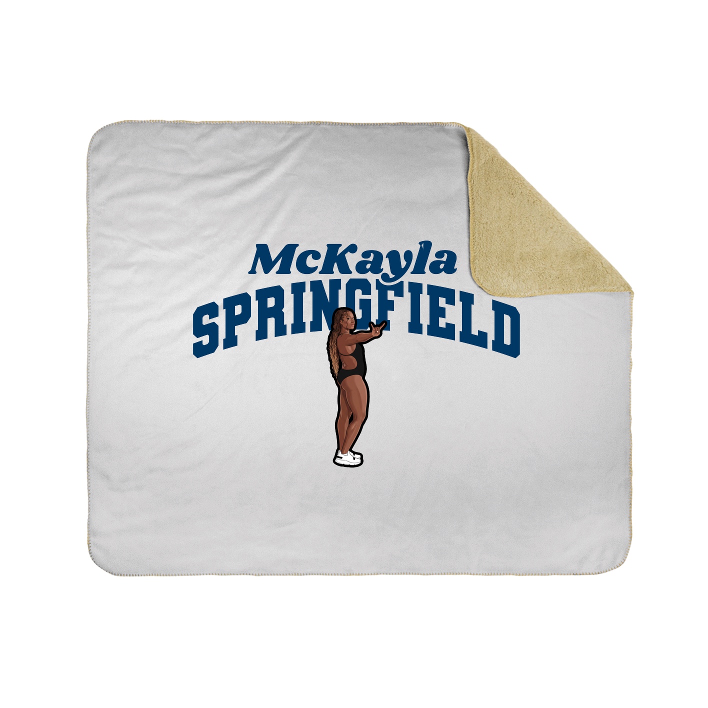 Throw Blanket — Signature Arch in White