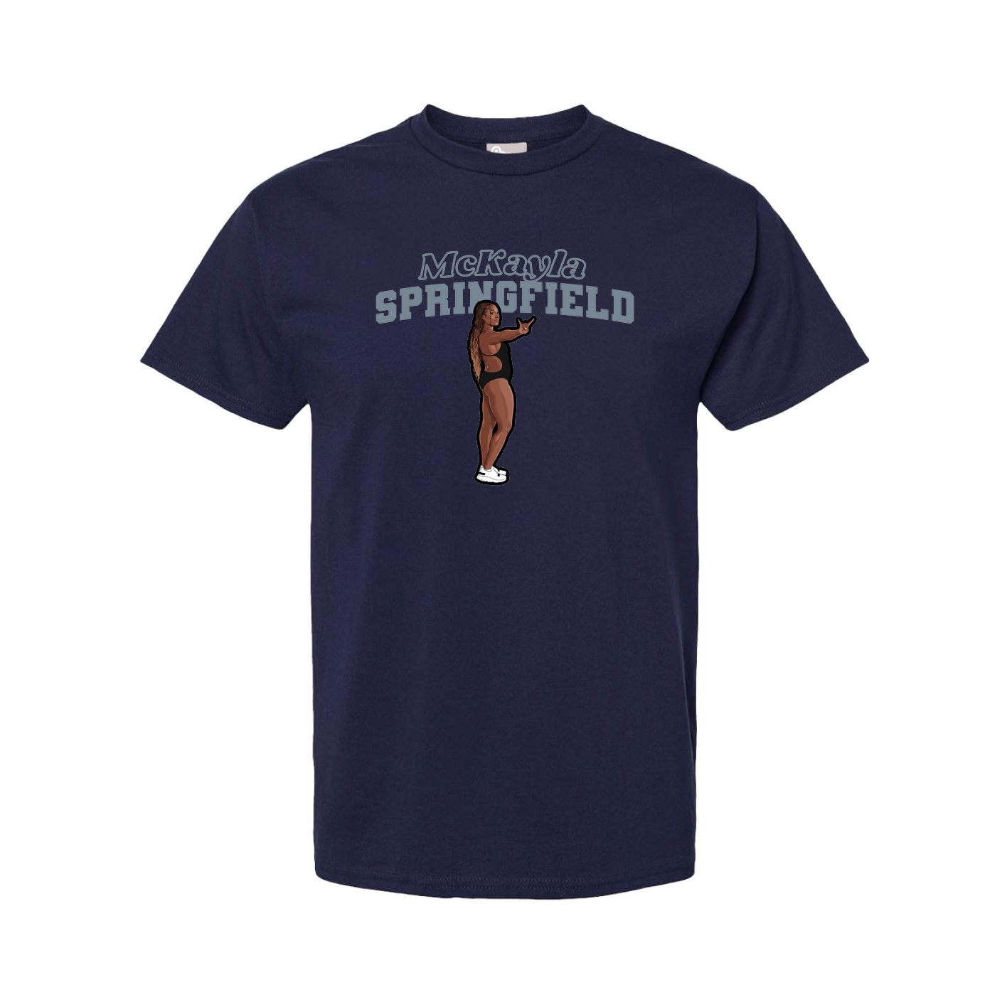Tee — Name Arch in Navy