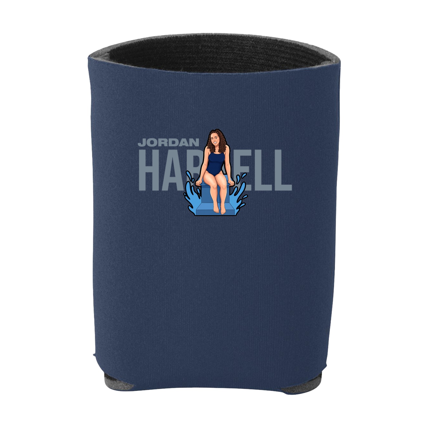 Can Holder — Player Name in Navy