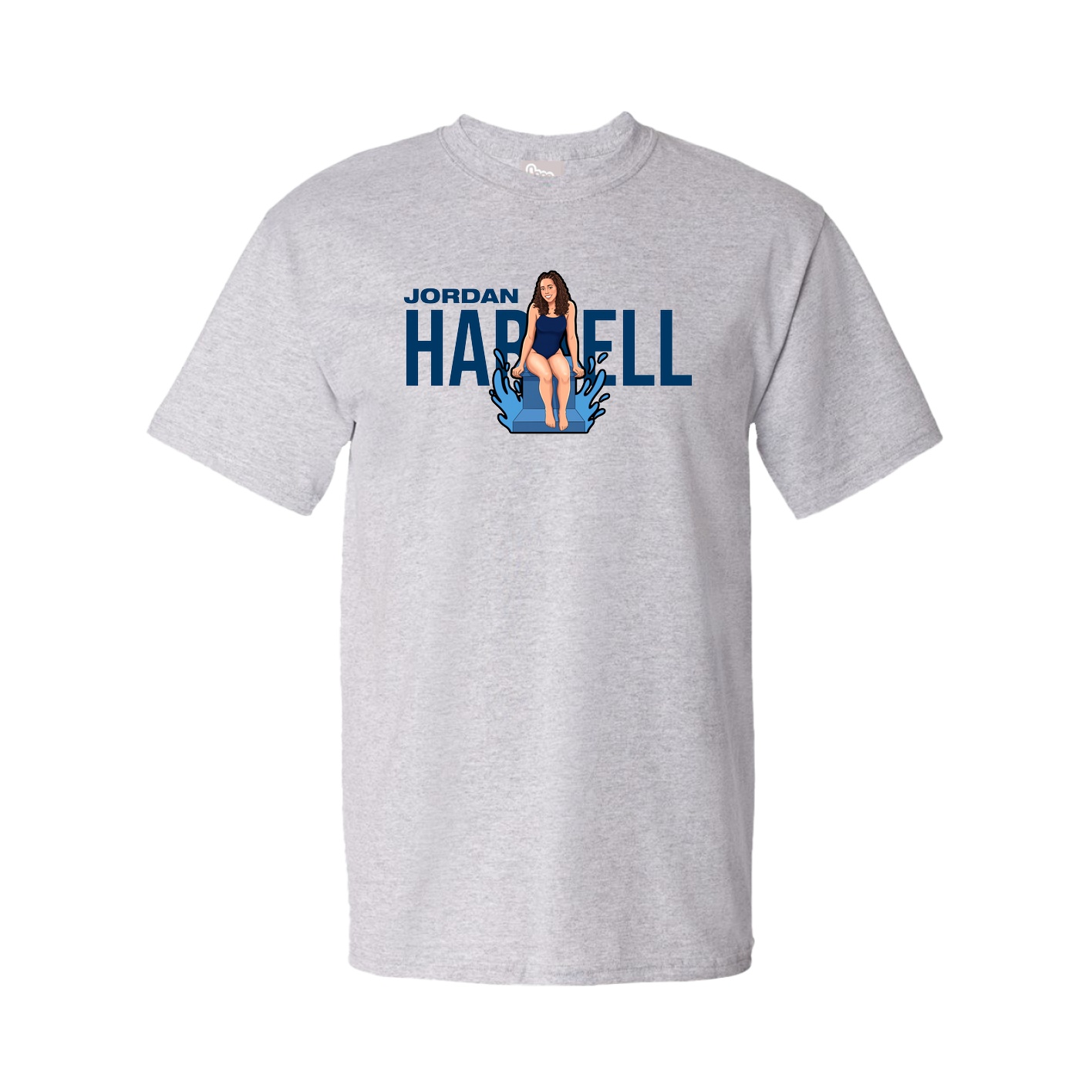 Youth Tee — Player Name in Grey