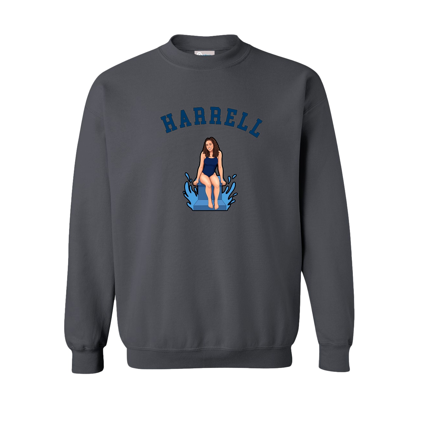 Fleece Crew — Shirsey Arch in Grey