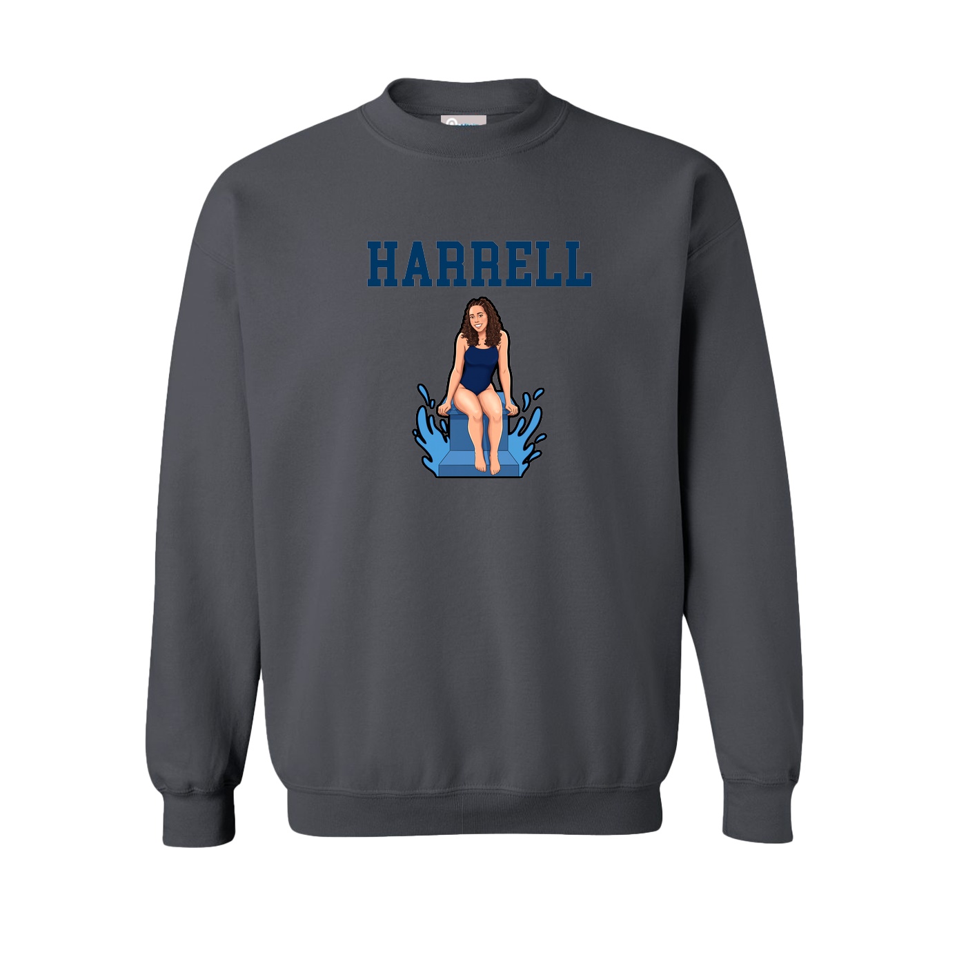 Fleece Crew — Shirsey in Grey