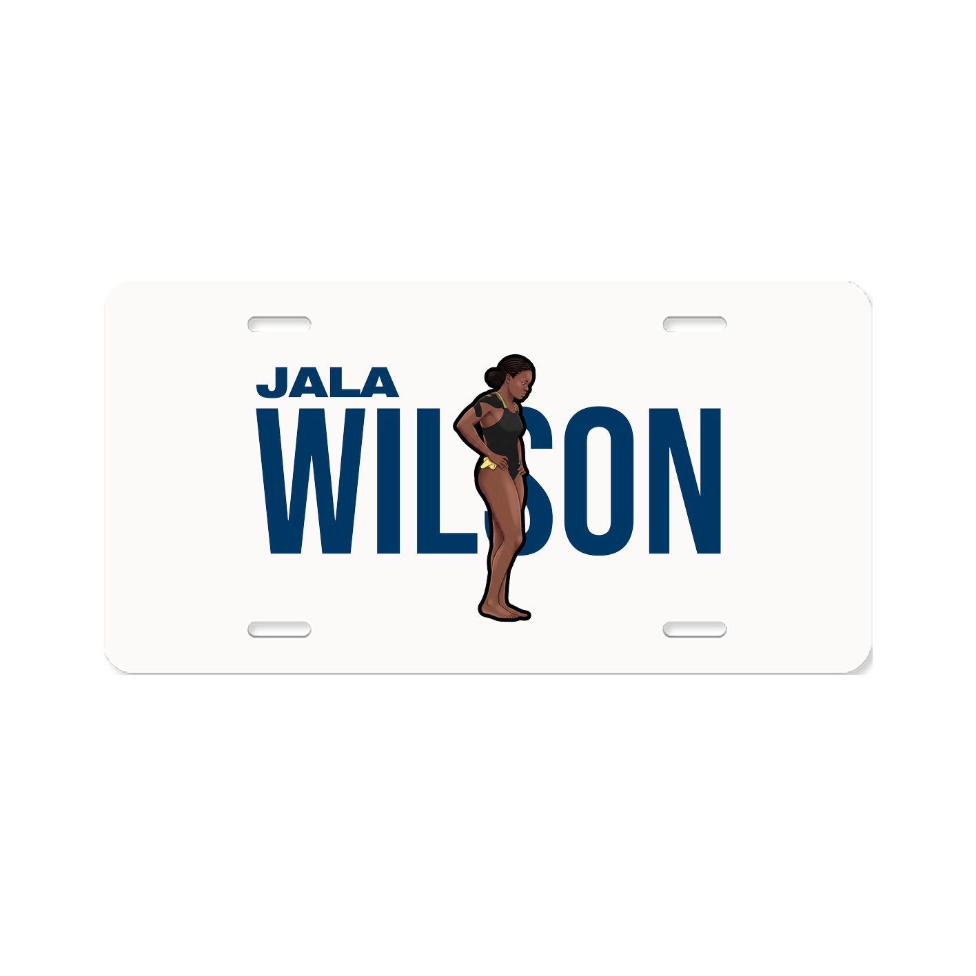 License Plate — Player Name in Classic