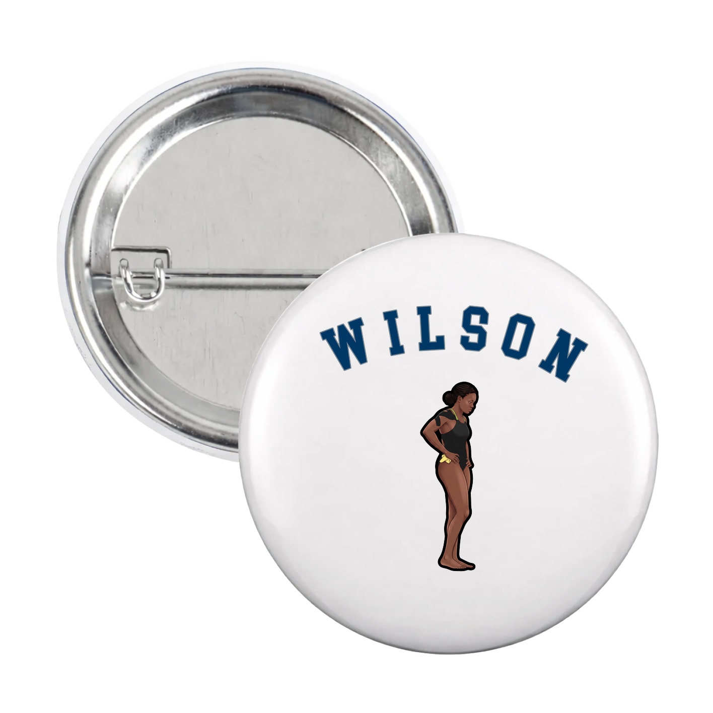 Game Day Button — Shirsey Arch in White