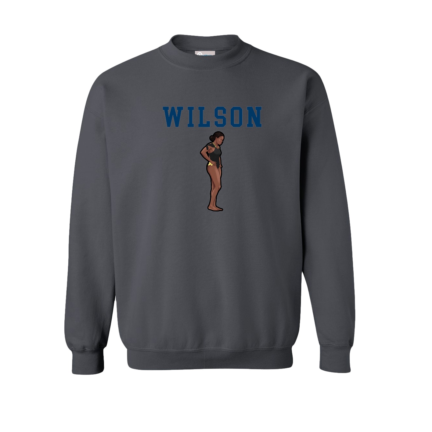 Fleece Crew — Shirsey in Grey