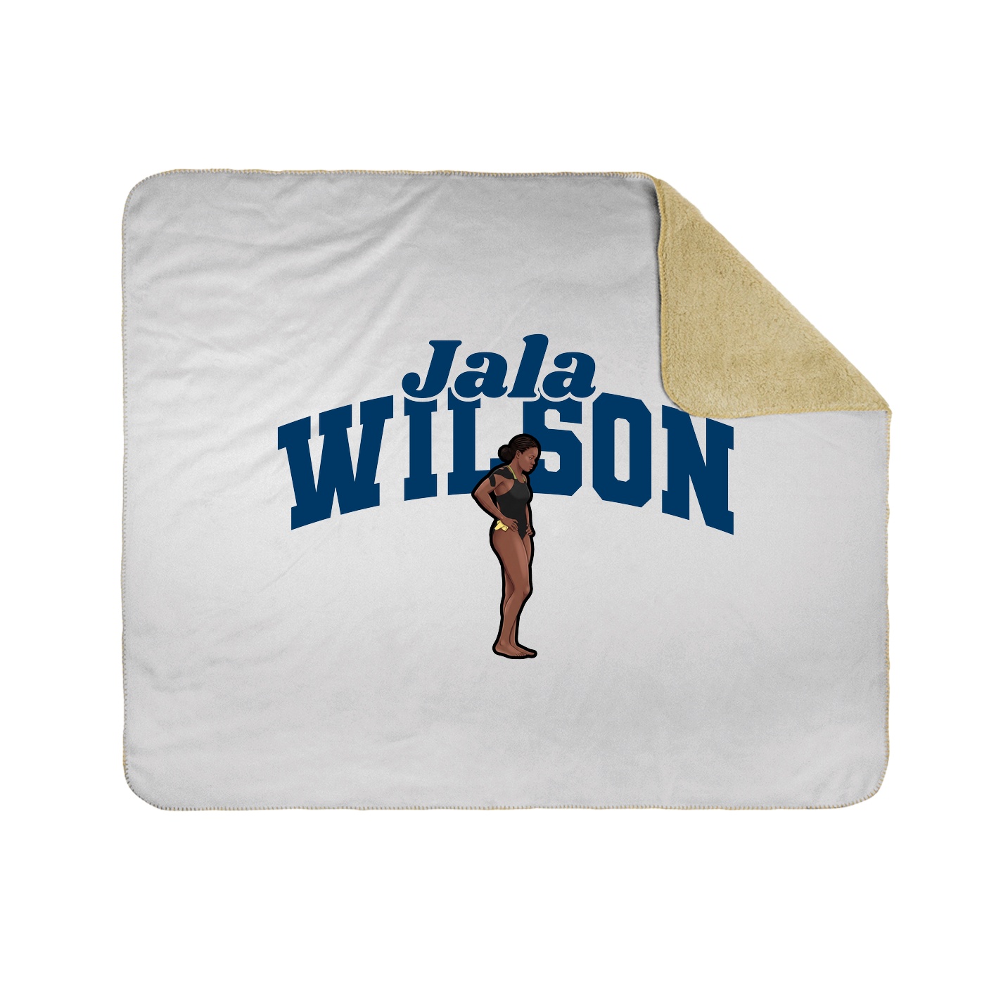 Throw Blanket — Signature Arch in White
