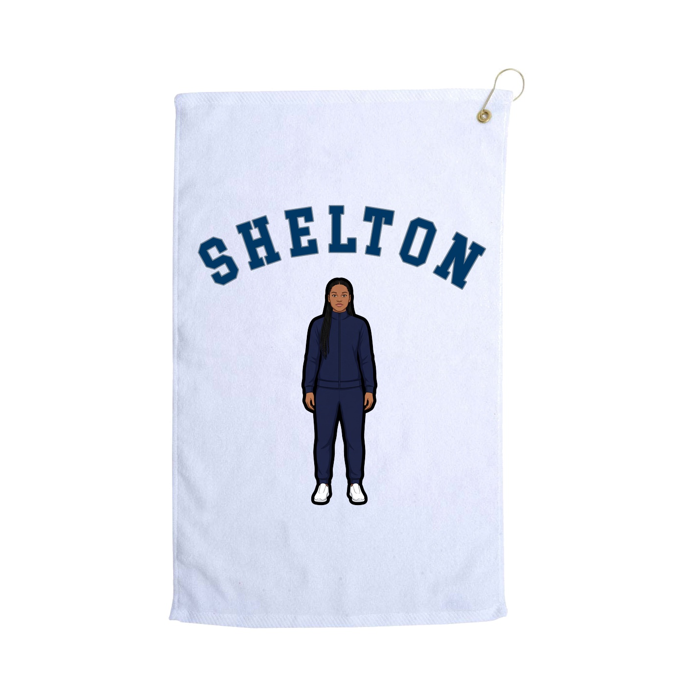 Golf Towel — Shirsey Arch in White