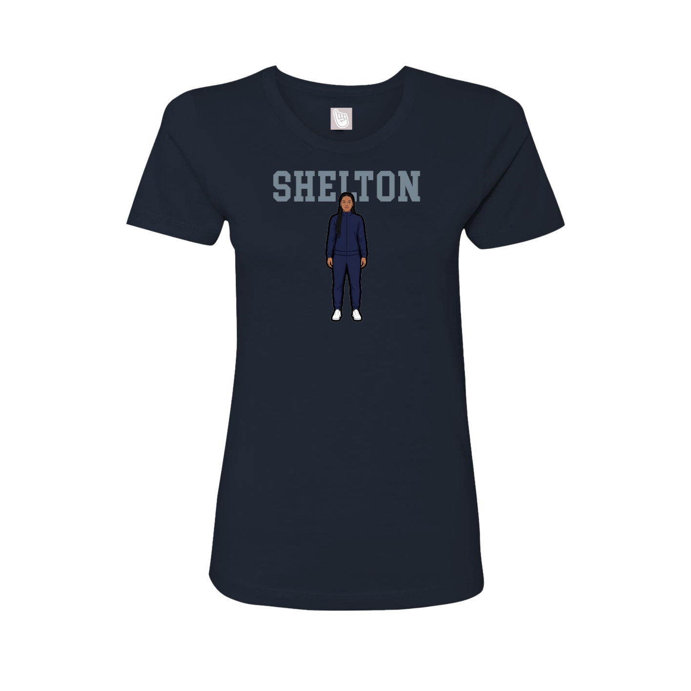 Fitted Women's Tee — Shirsey in Navy