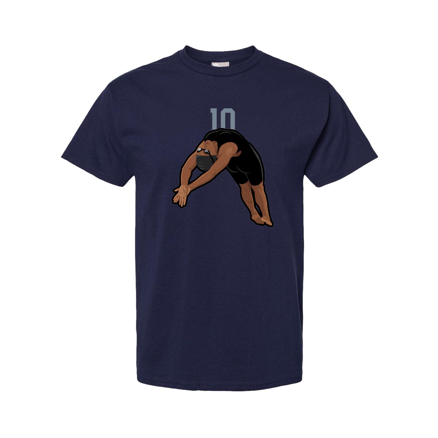 Tee — Number Top in Navy
