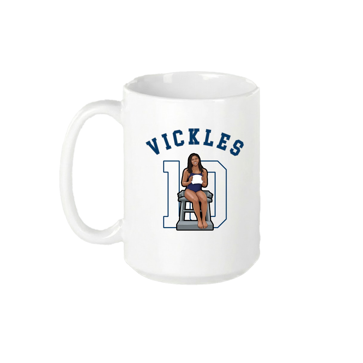 15oz Coffee Mug — Shirsey Arch in White
