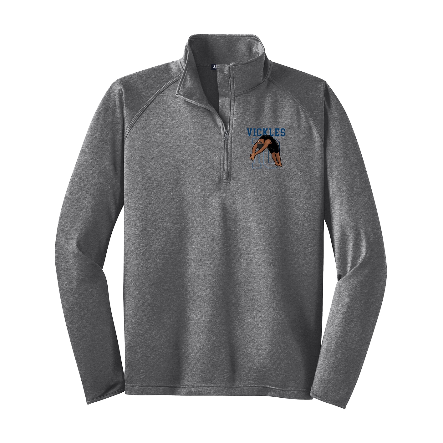 Q-Zip Pullover — Shirsey in Grey
