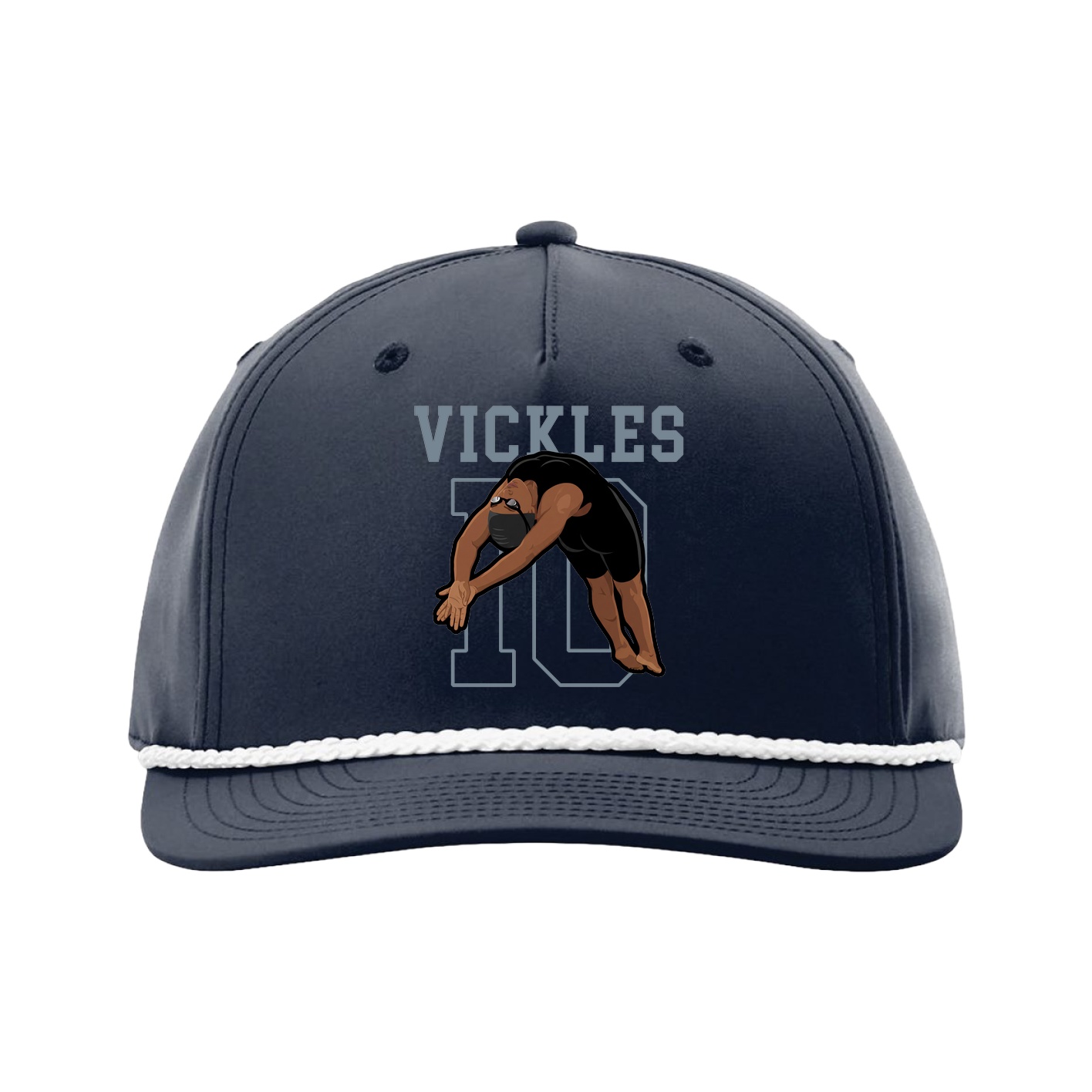 Five-Panel Classic Rope Cap — Shirsey in Navy