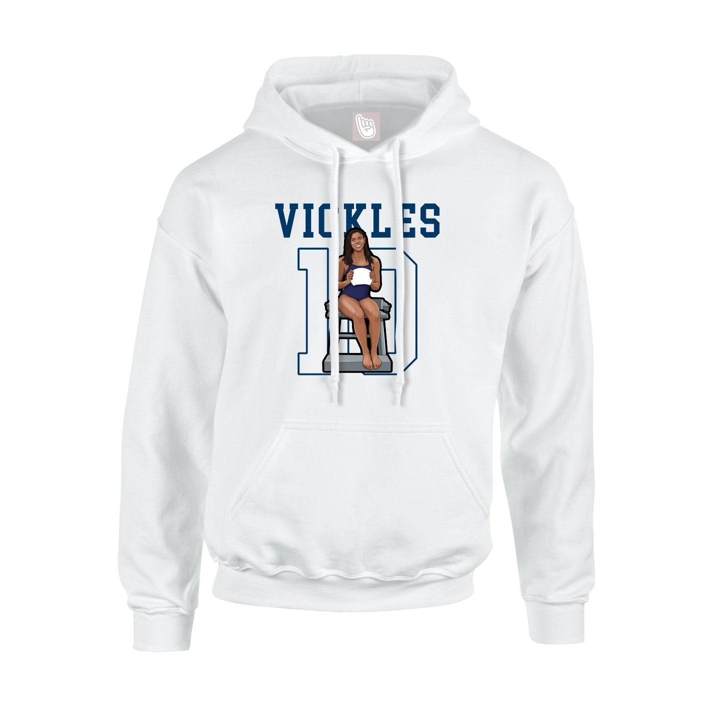 Hoodie — Shirsey in White