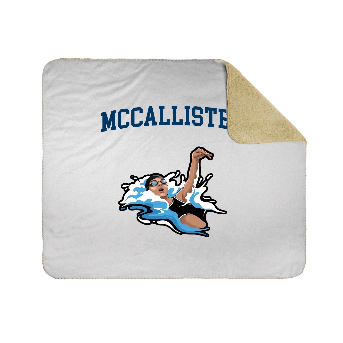 Throw Blanket — Shirsey in White