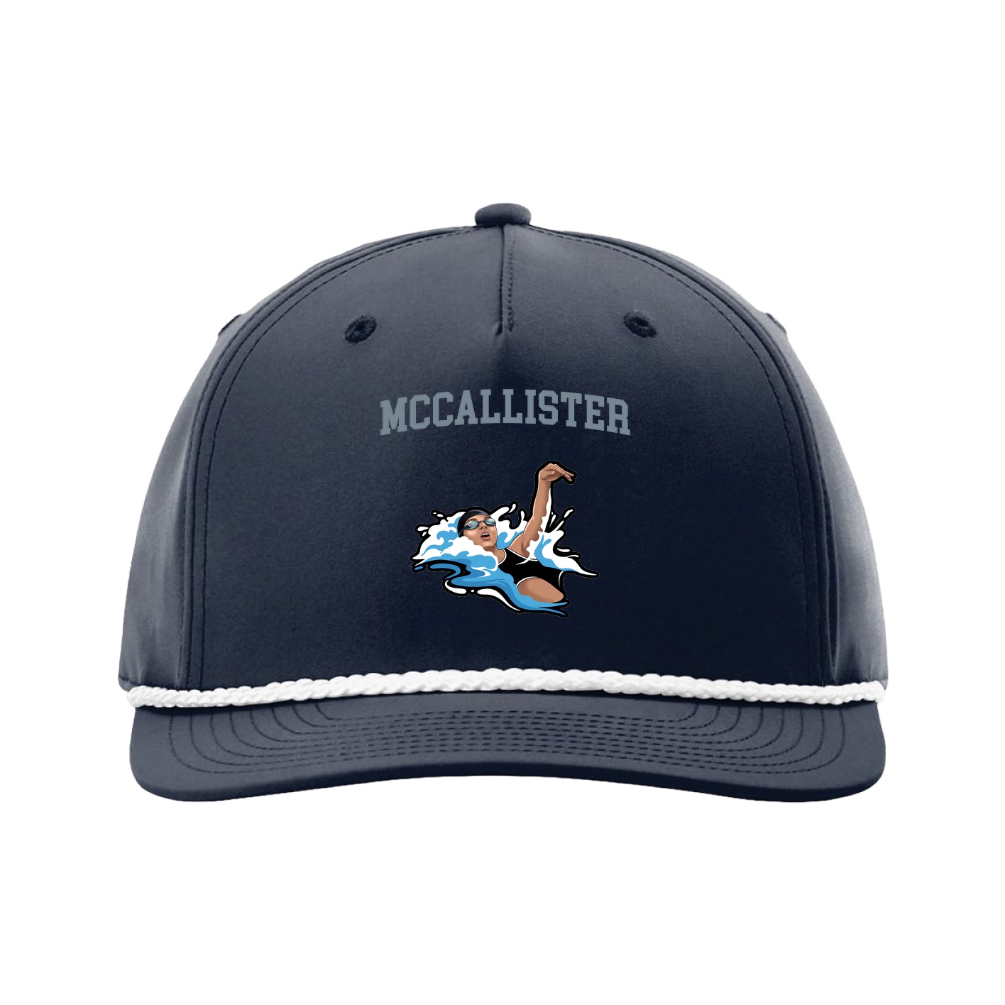 Five-Panel Classic Rope Cap — Shirsey in Navy