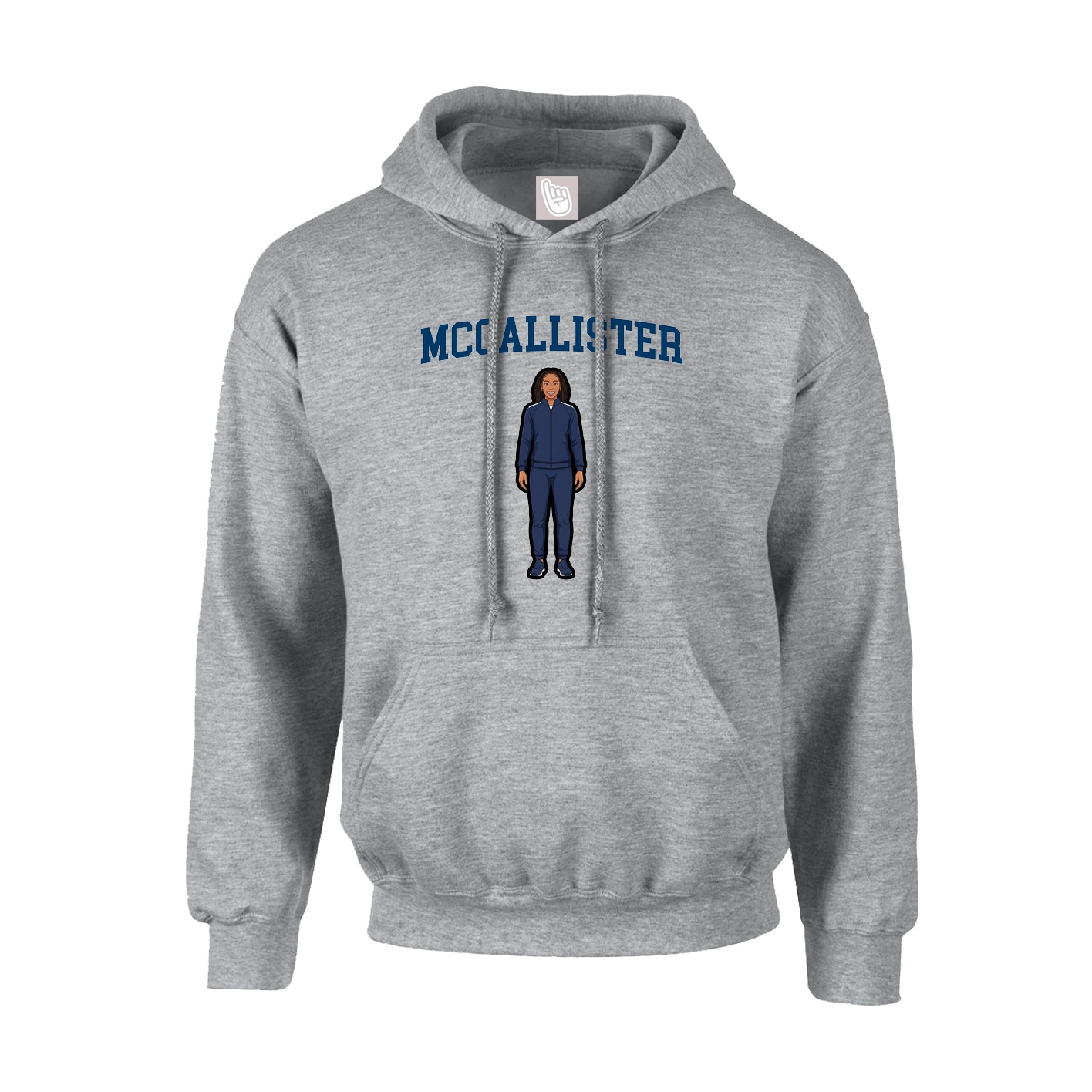 Hoodie — Shirsey in Grey