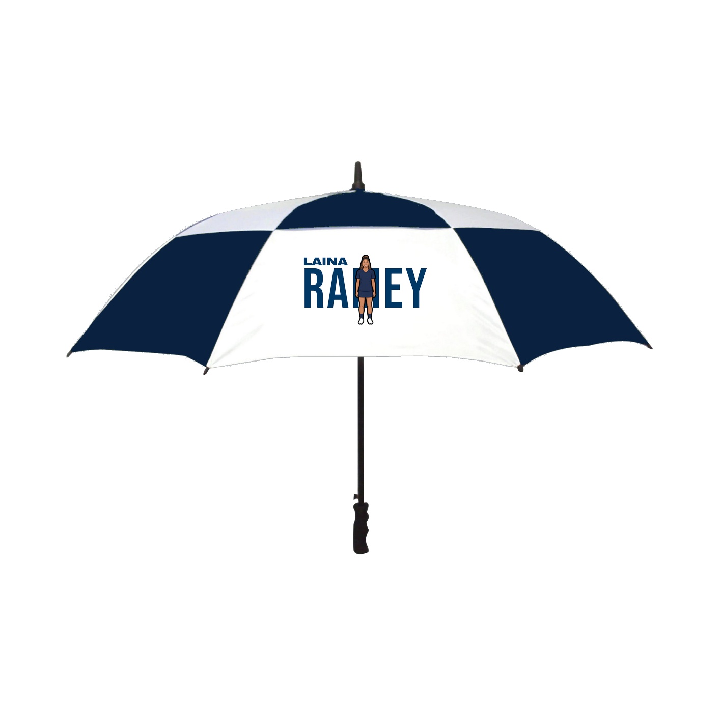 Golf Umbrella — Player Name in Navy