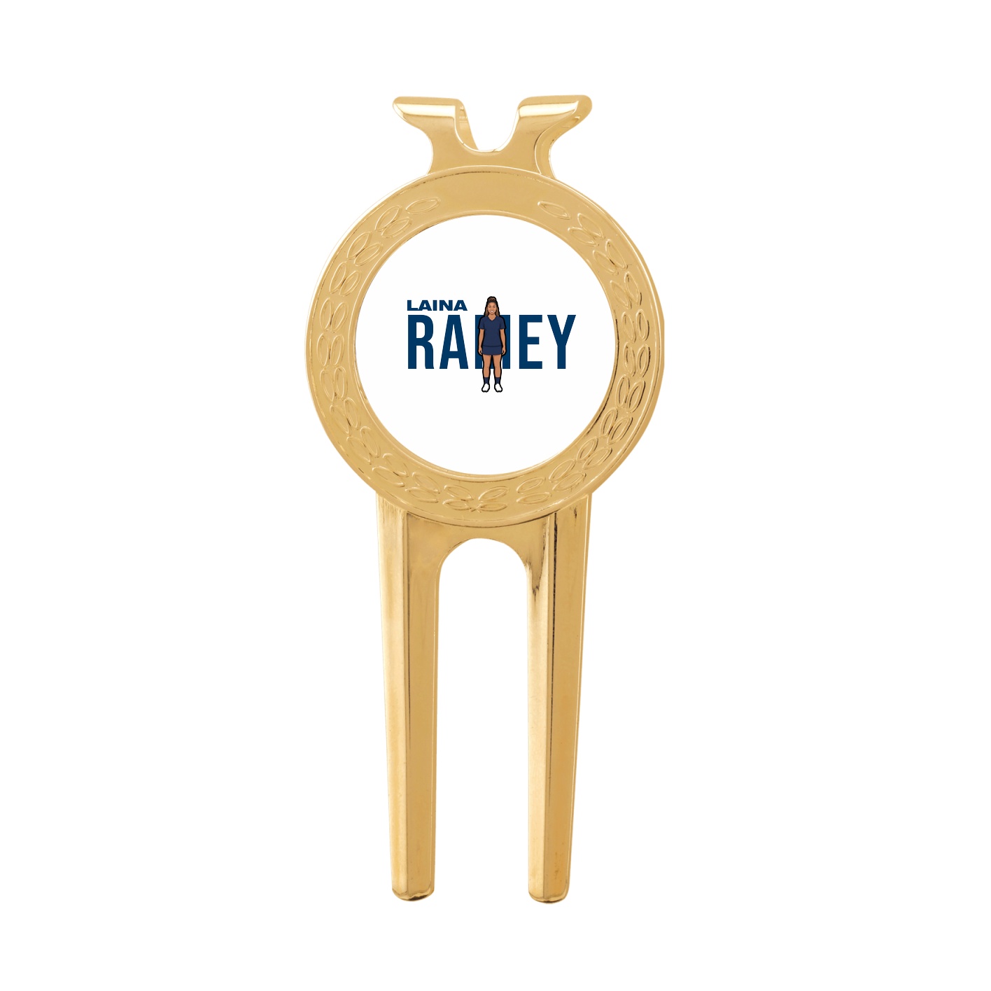 Divot Tool with Ball Marker — Player Name in Classic