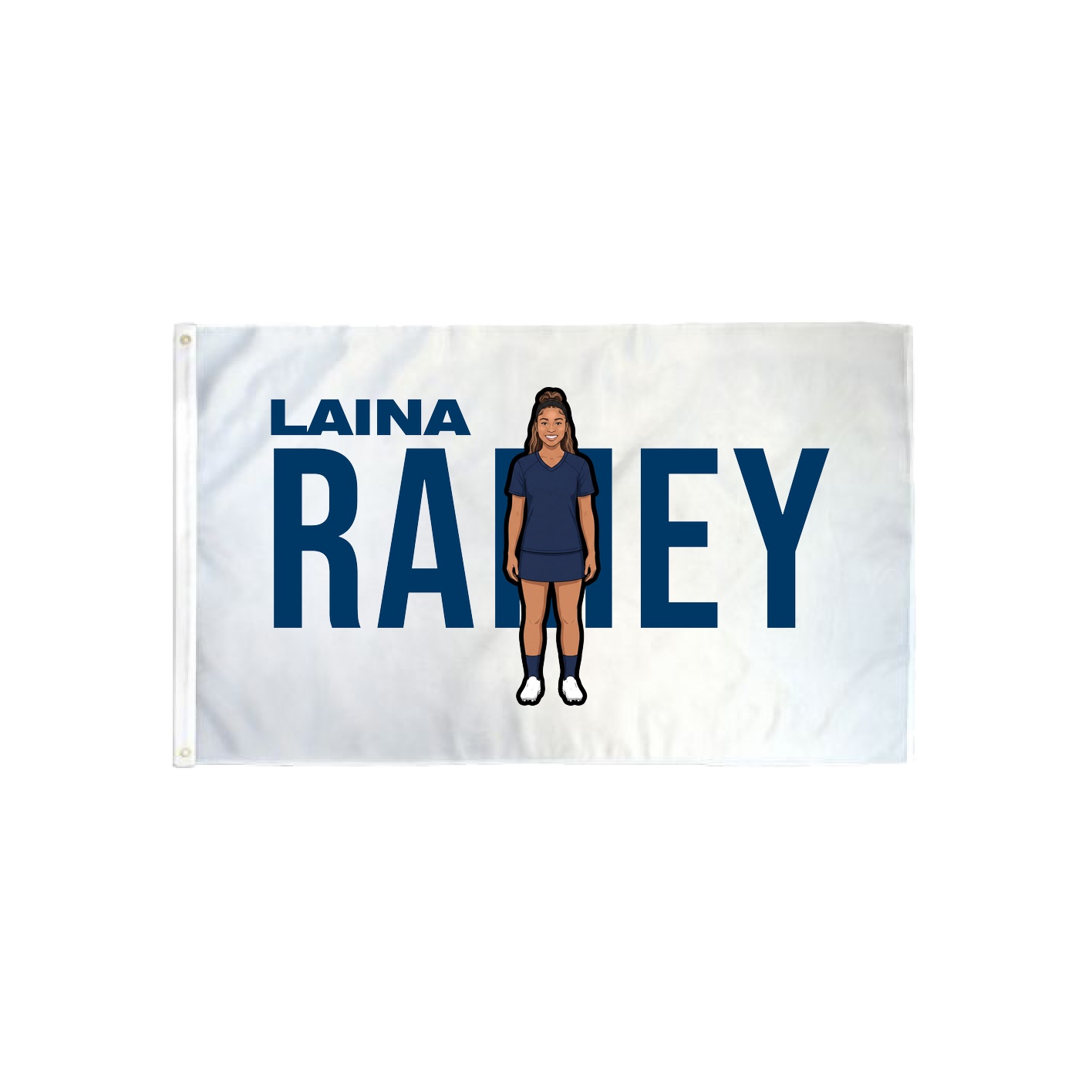 3x5 Flag — Player Name in Classic