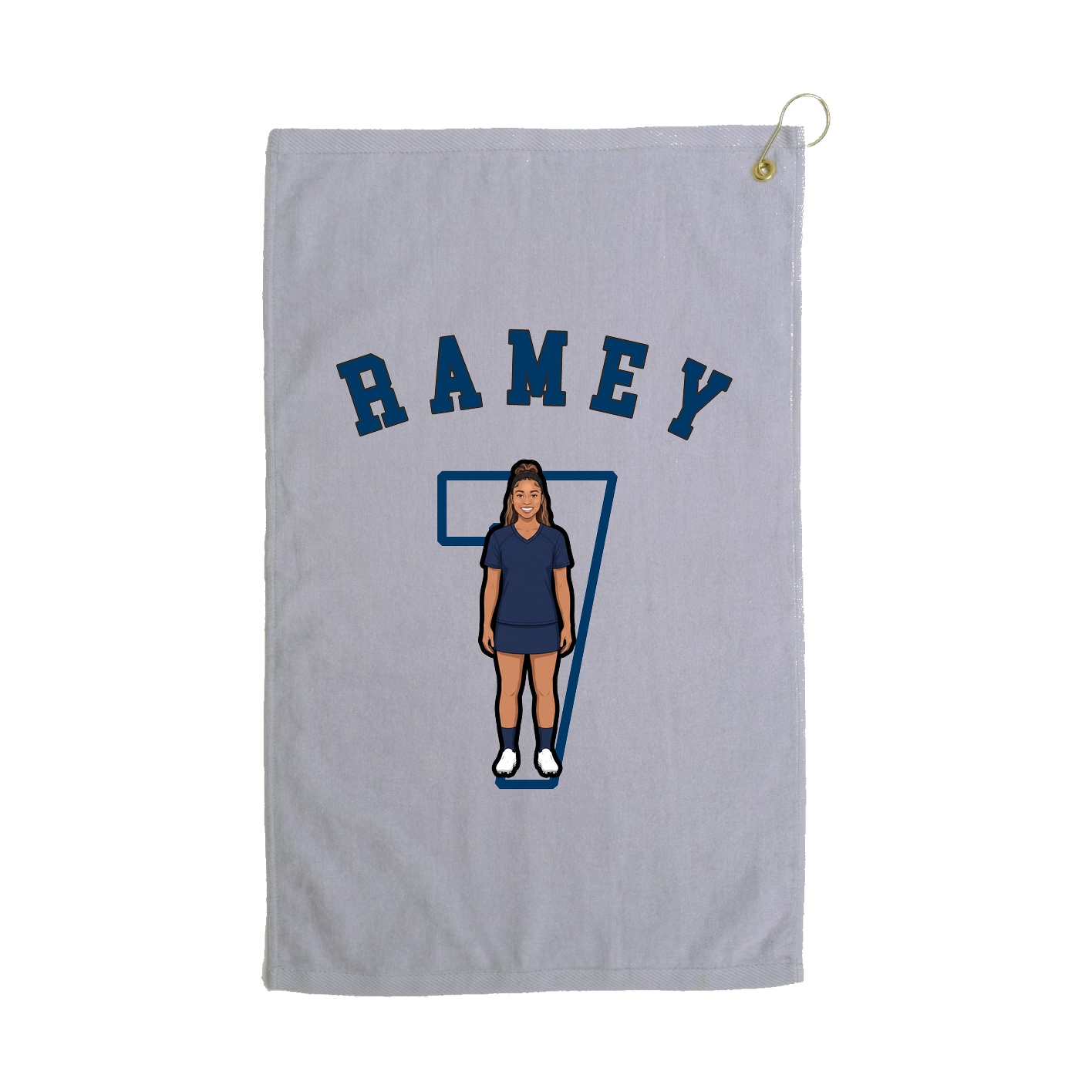 Golf Towel — Shirsey Arch in Grey