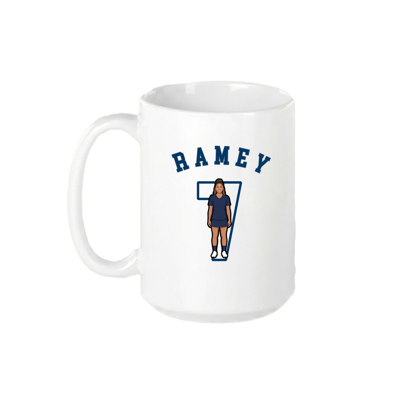 15oz Coffee Mug — Shirsey Arch in White