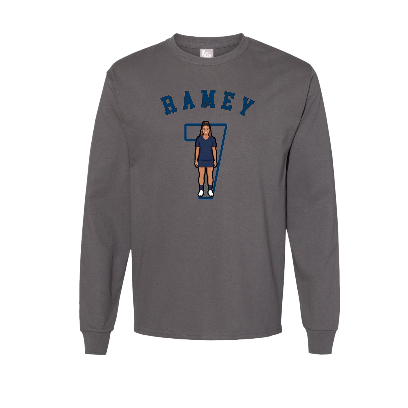 Long Sleeve Tee — Shirsey Arch in Grey