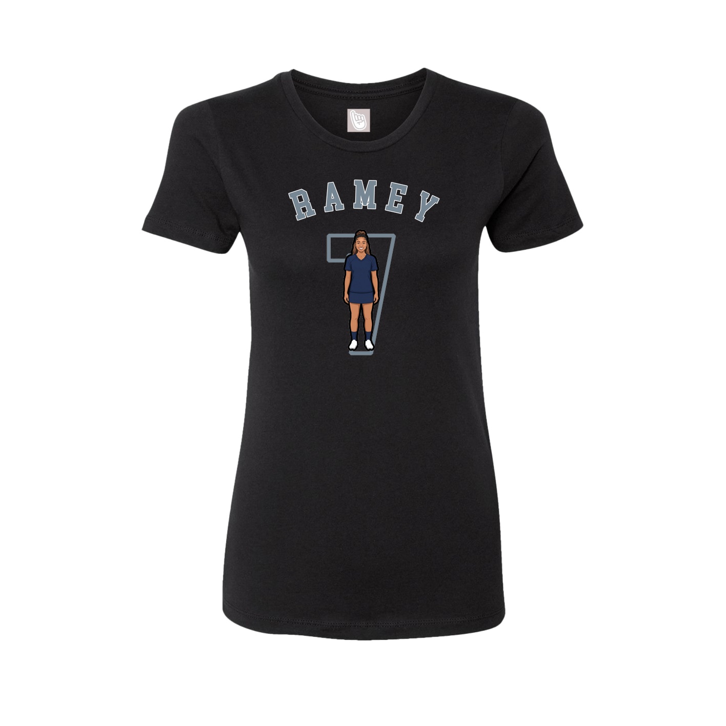 Womens Tee — Shirsey Arch in Black